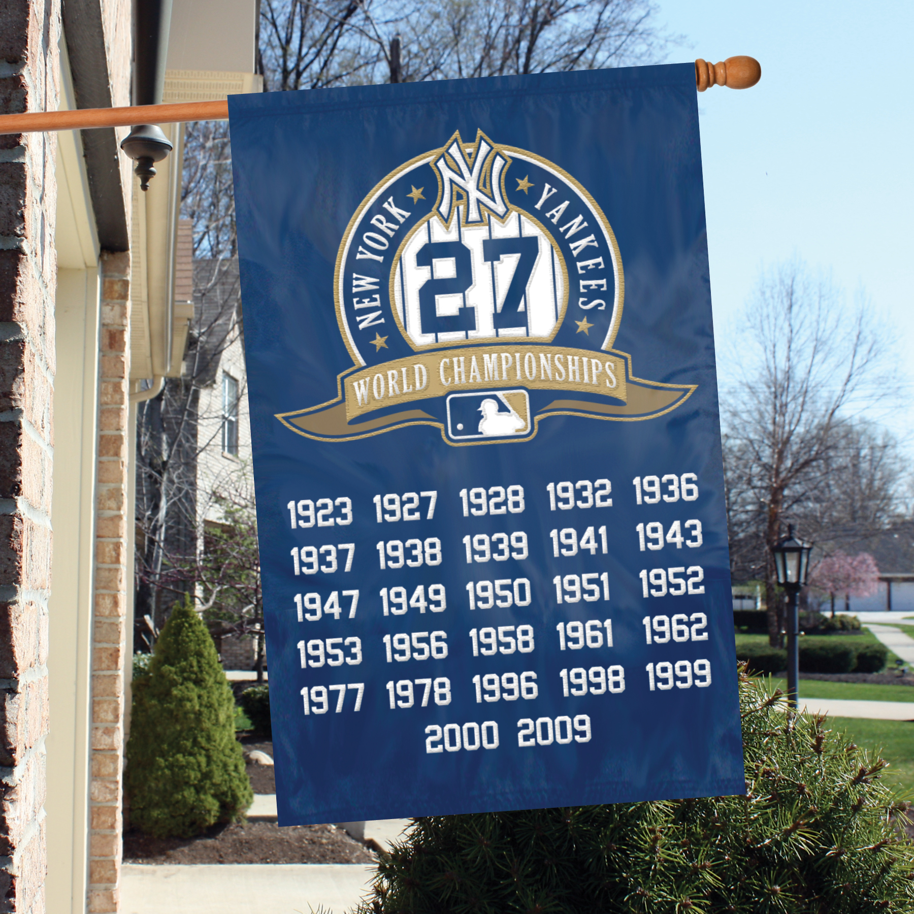 New York Yankees Championship Premium Banner Flag
