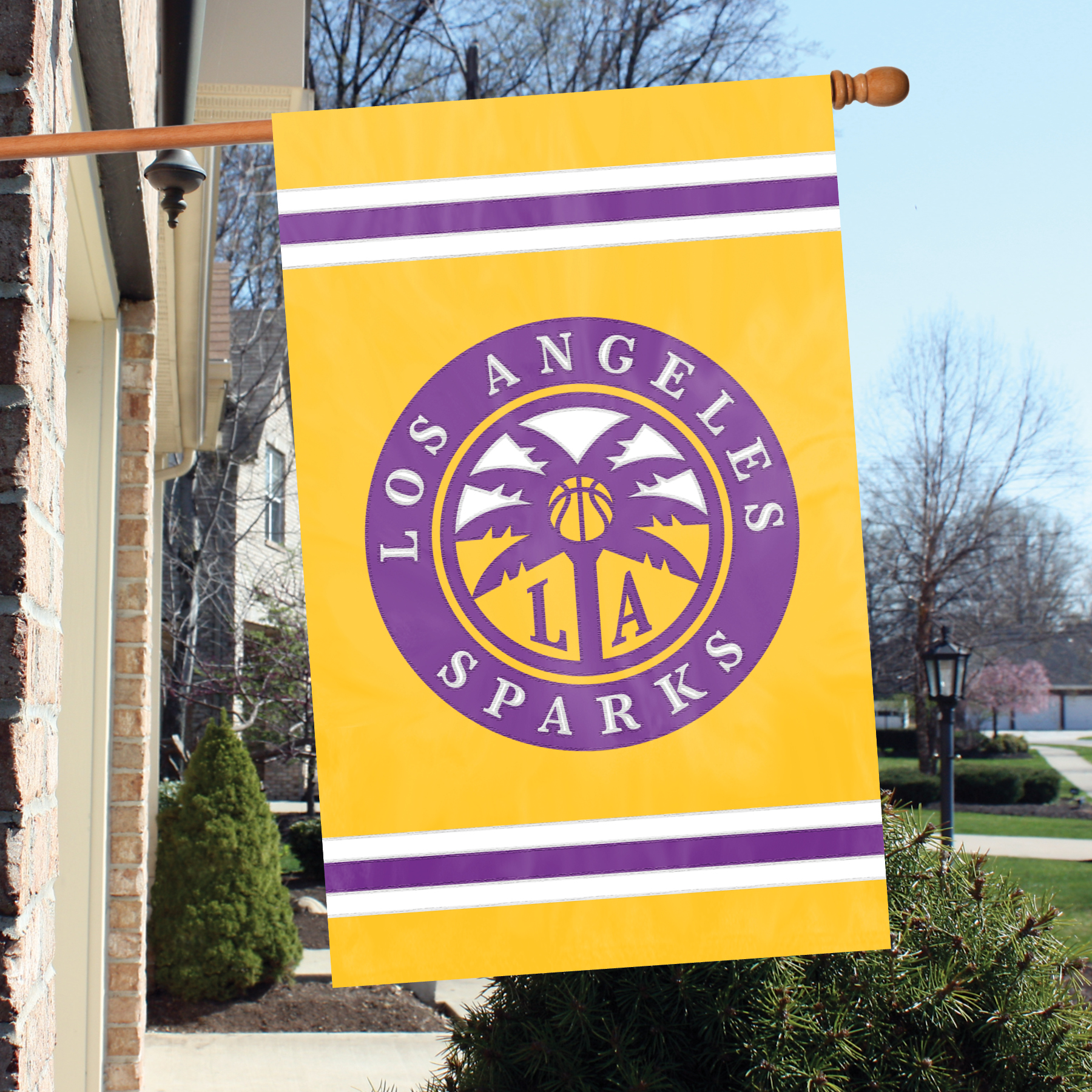 Los Angeles Sparks Applique Banner Flag