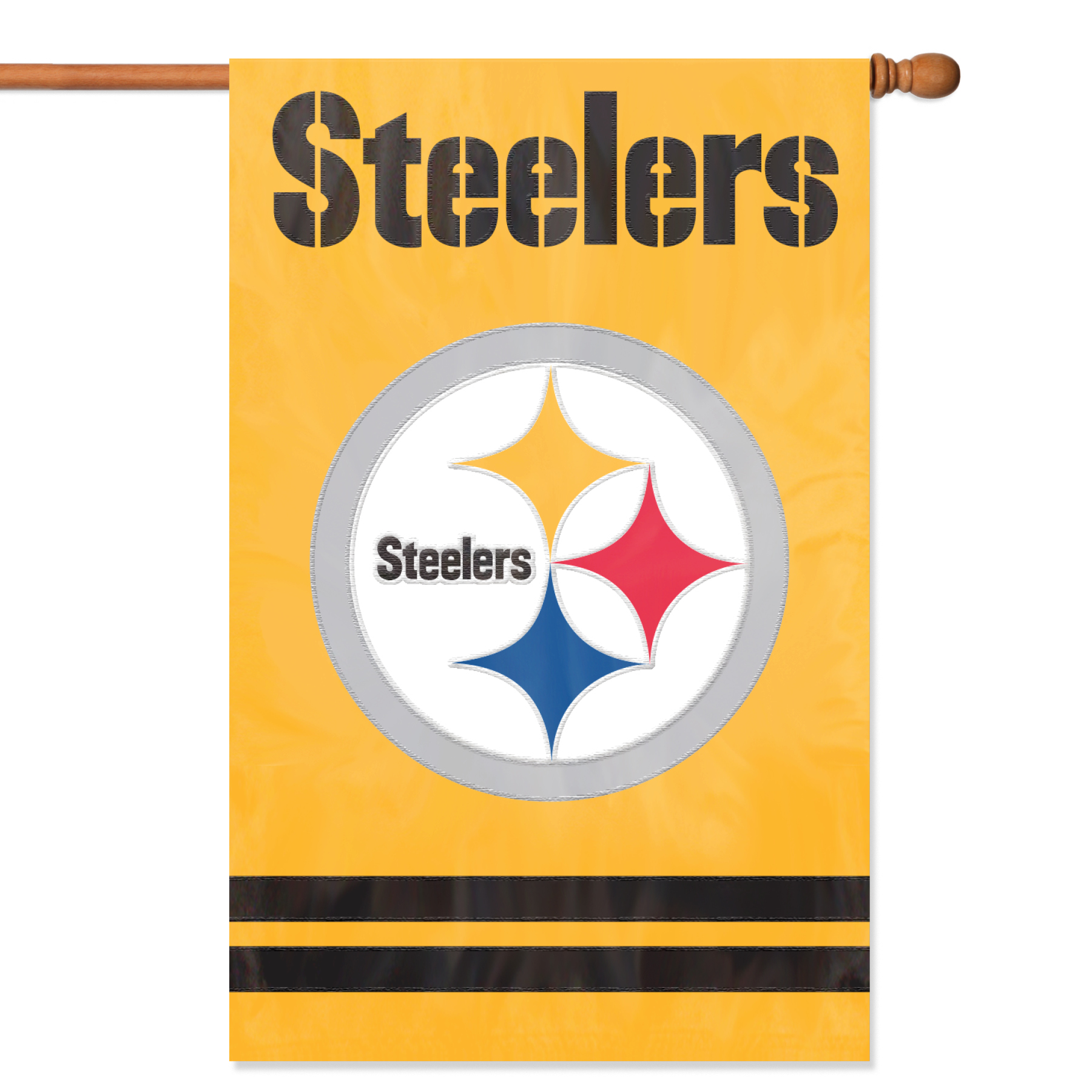 Pittsburgh Steelers Premium Banner Flag - Yellow