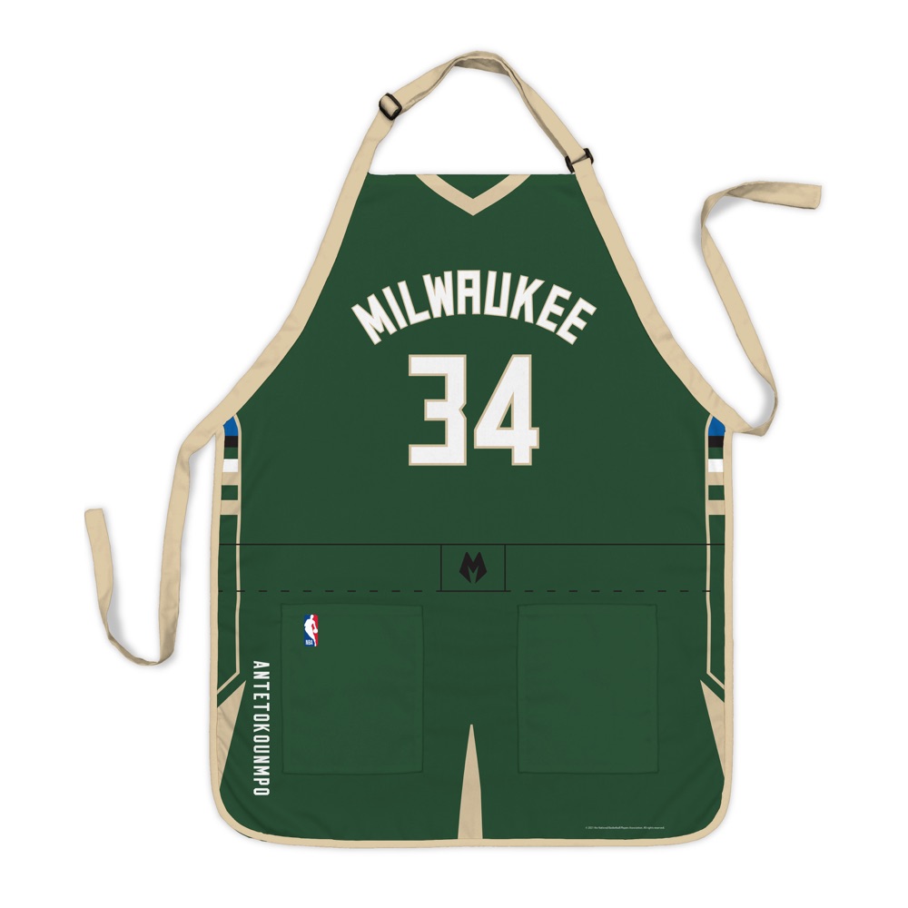 Milwaukee Bucks NBA Jersey Apron - Giannis Antetokounmpo