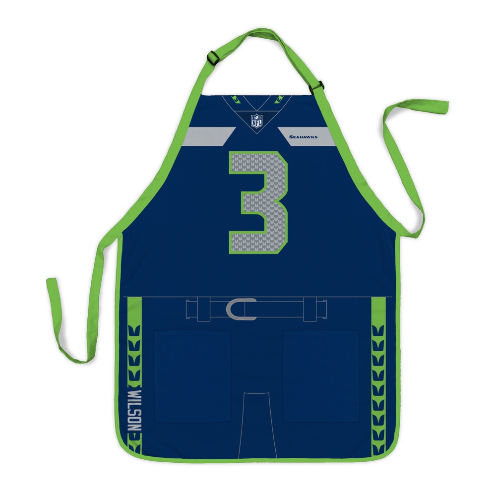 Seattle Seahawks NFL Jersey Apron - Russell Wilson