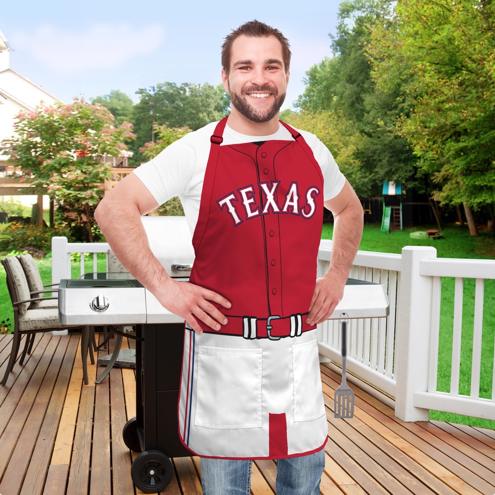 Texas Rangers Jersey Apron
