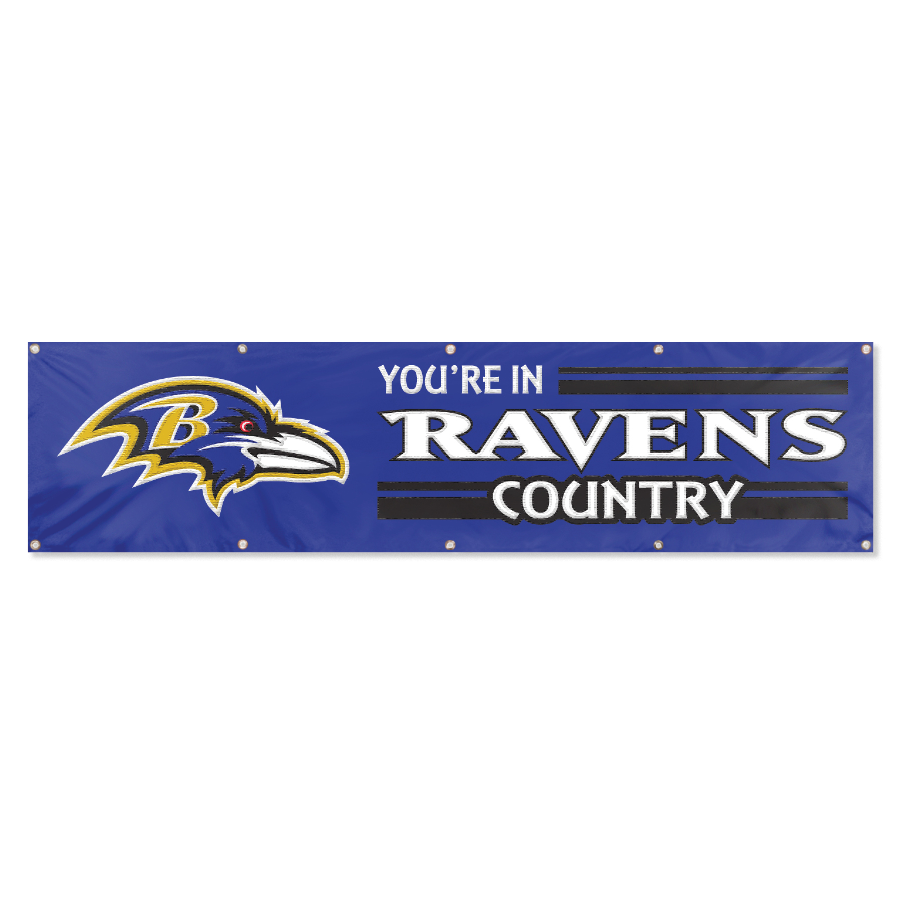 Baltimore Ravens Giant 8 x 2 Banner