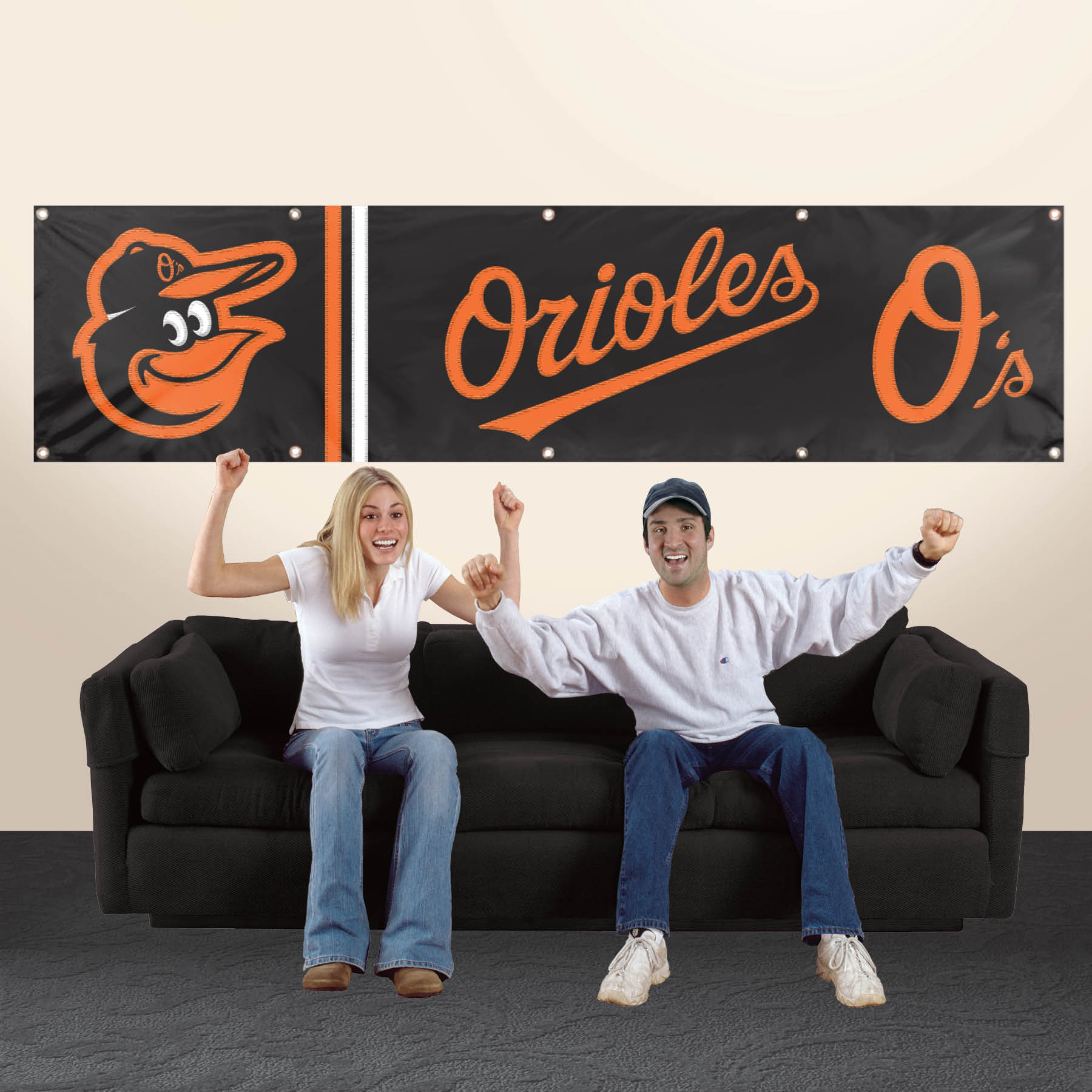 Baltimore Orioles Giant 8' x 2' Banner