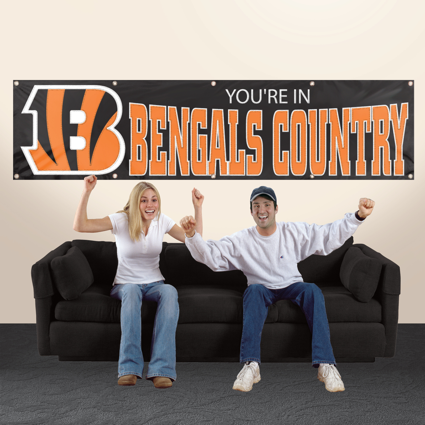 Cincinnati Bengals Giant 8' x 2' Banner Country