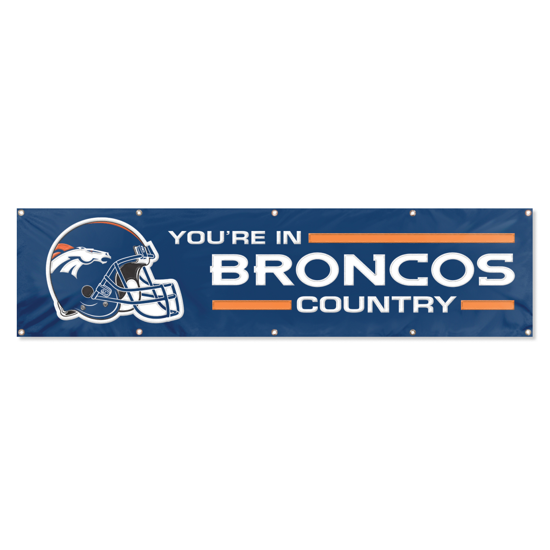Denver Broncos Giant 8 x 2 Banner