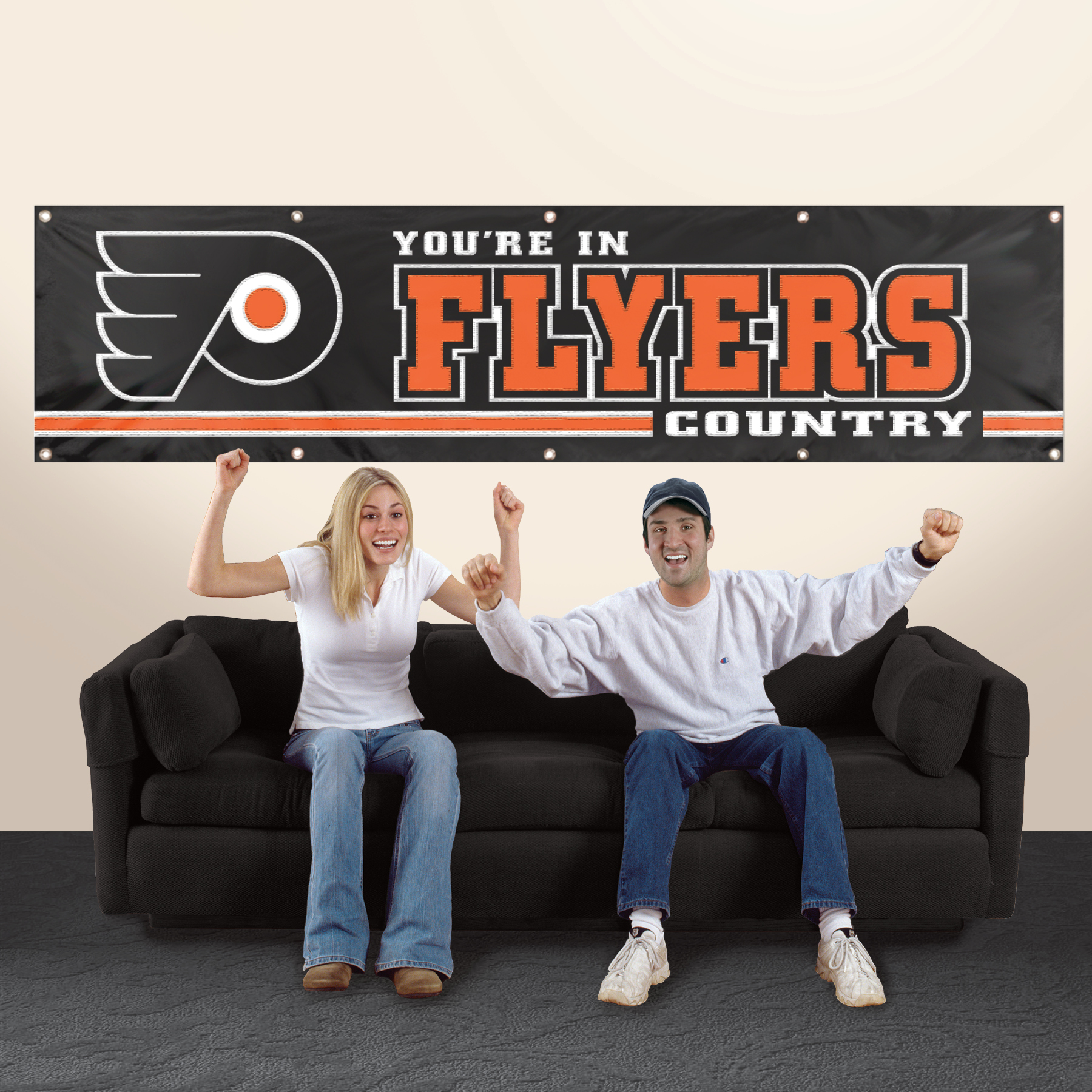 Philadelphia Flyers Giant 8' x 2' Banner