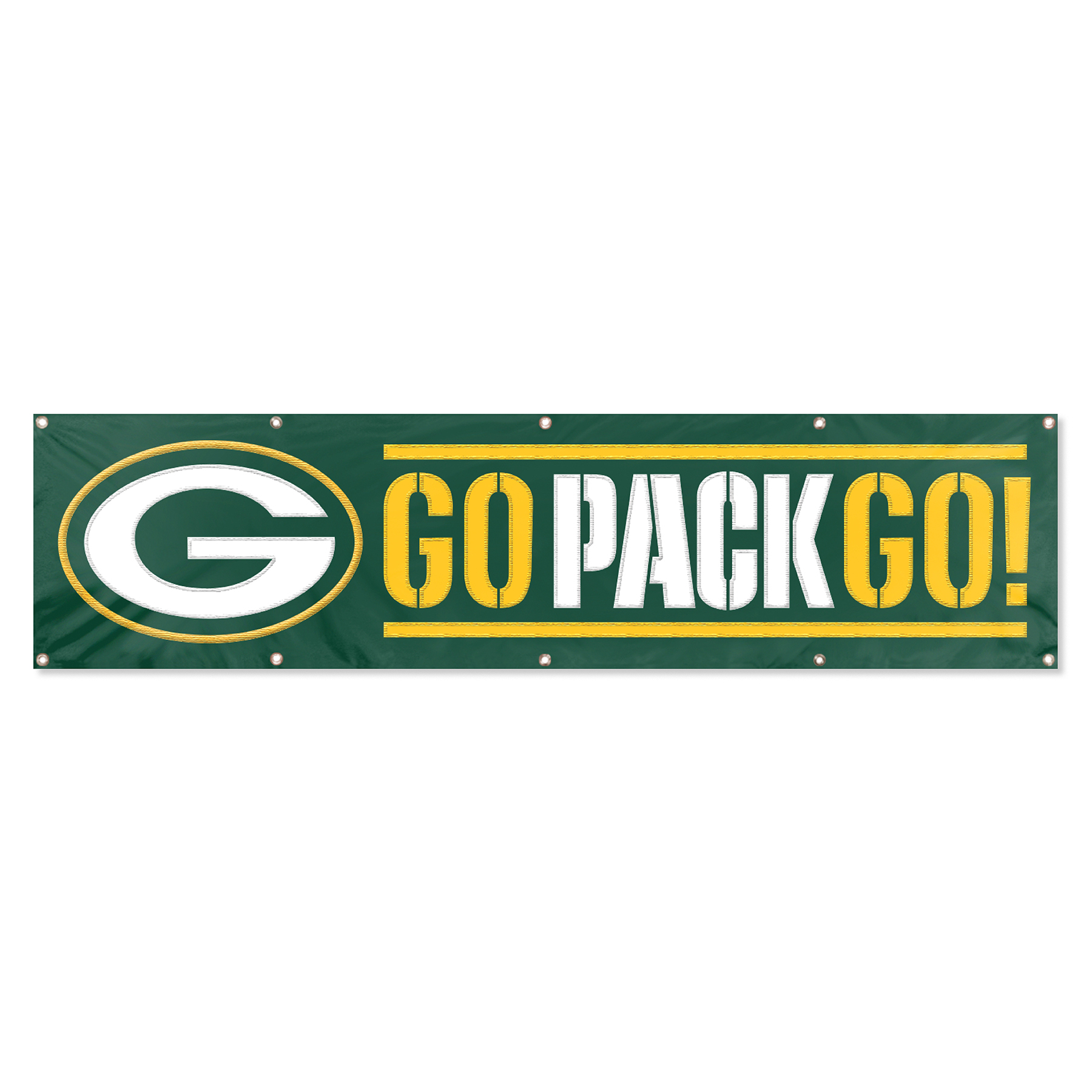 Green Bay Packers Giant 8 x 2 Banner