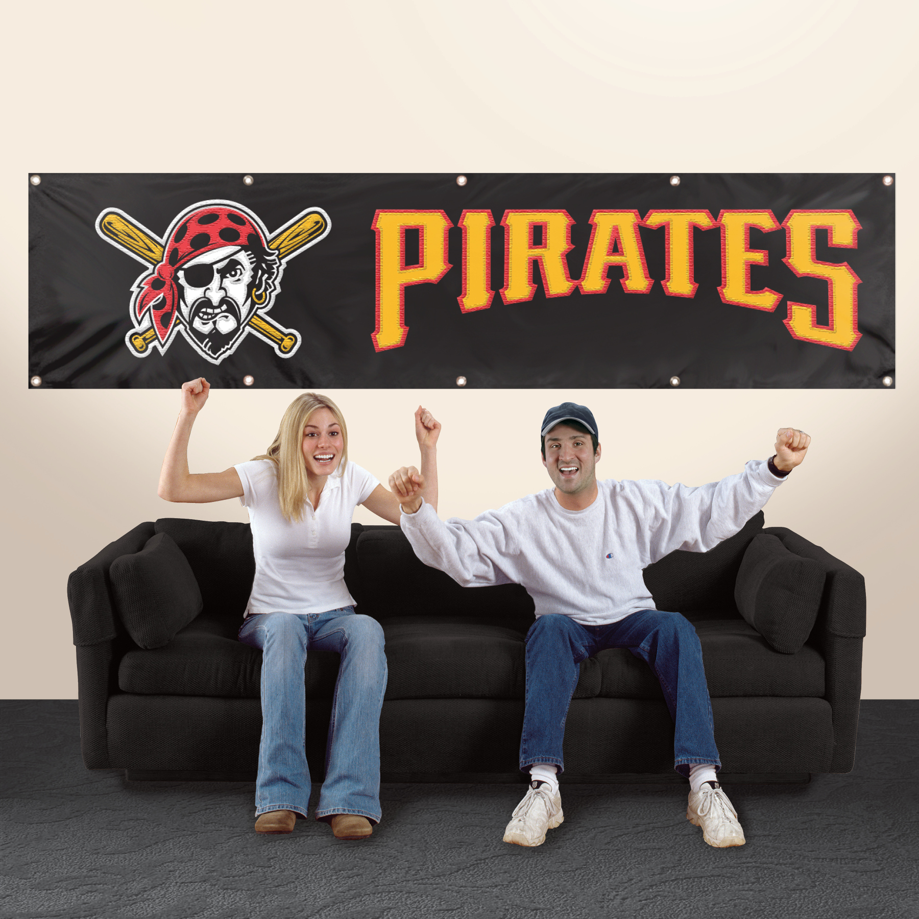 Pittsburgh Pirates Giant 8' x 2' Banner