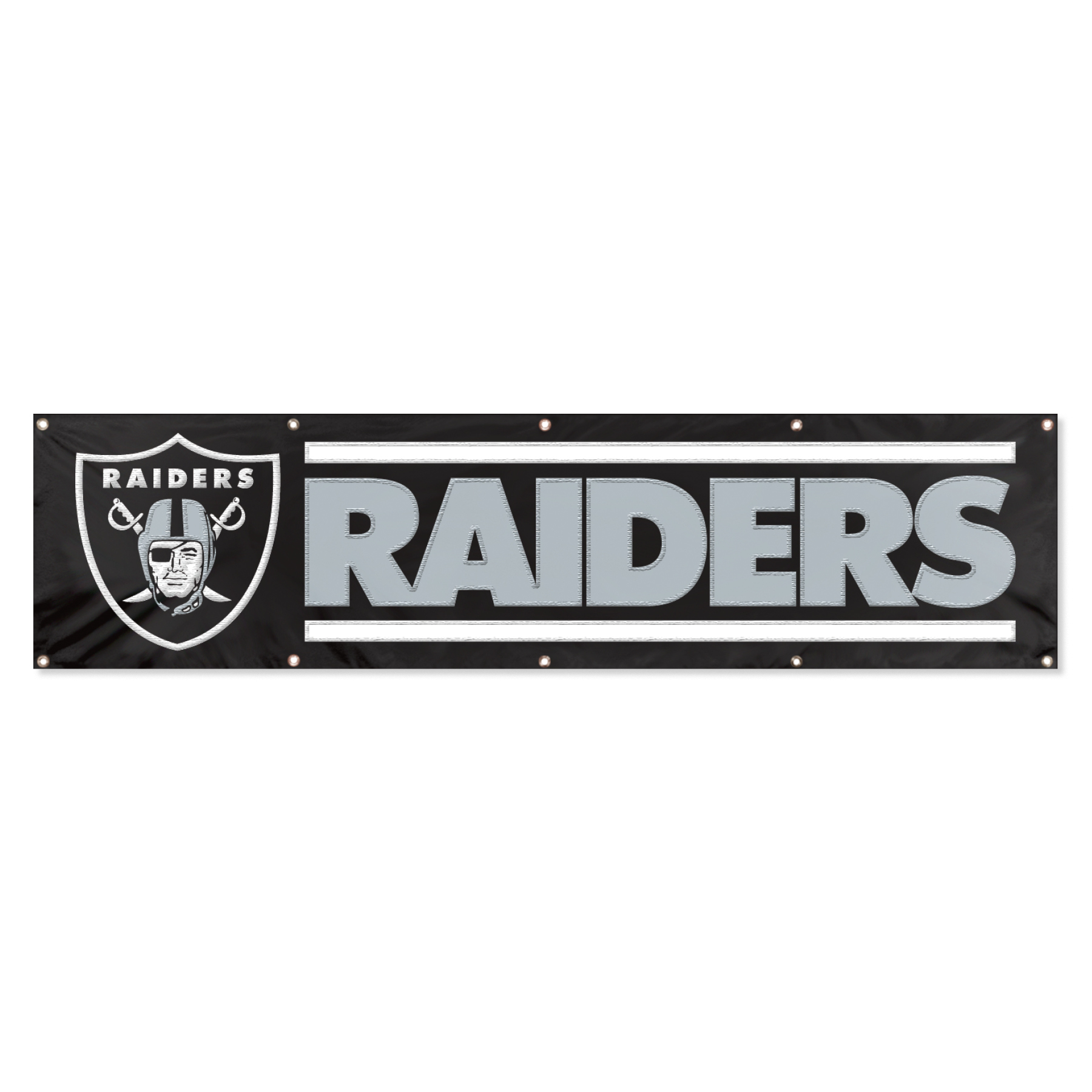 Las Vegas Raiders Giant 8 x 2 Banner