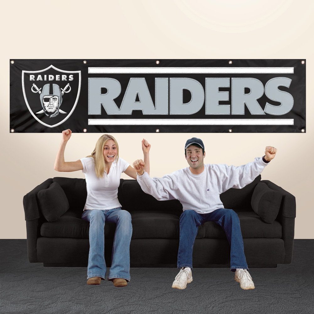Las Vegas Raiders Giant 8 x 2 Banner - Team Exclusive