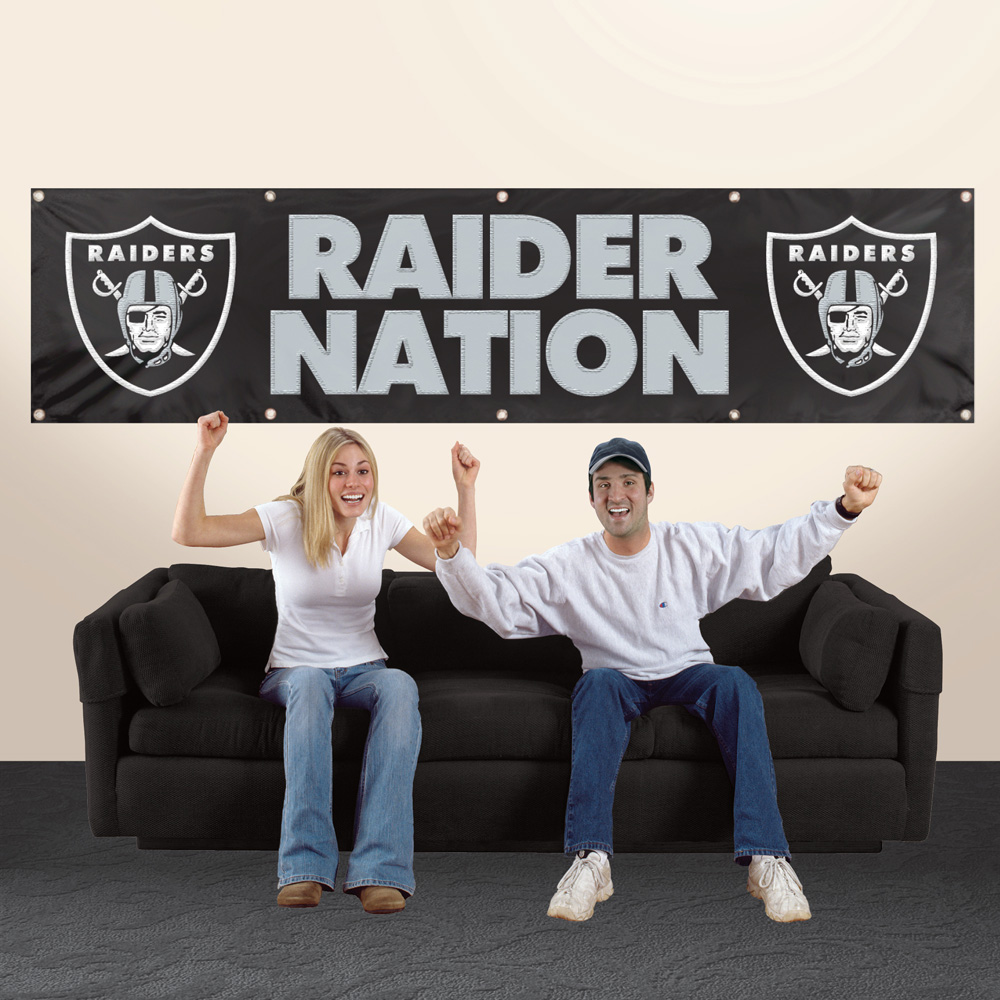 Las Vegas Raiders Giant 8 x 2 Banner RN - Team Exclusive!