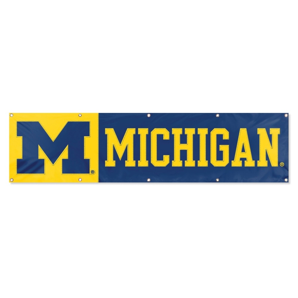 Michigan Wolverines Giant 8 x 2 Banner