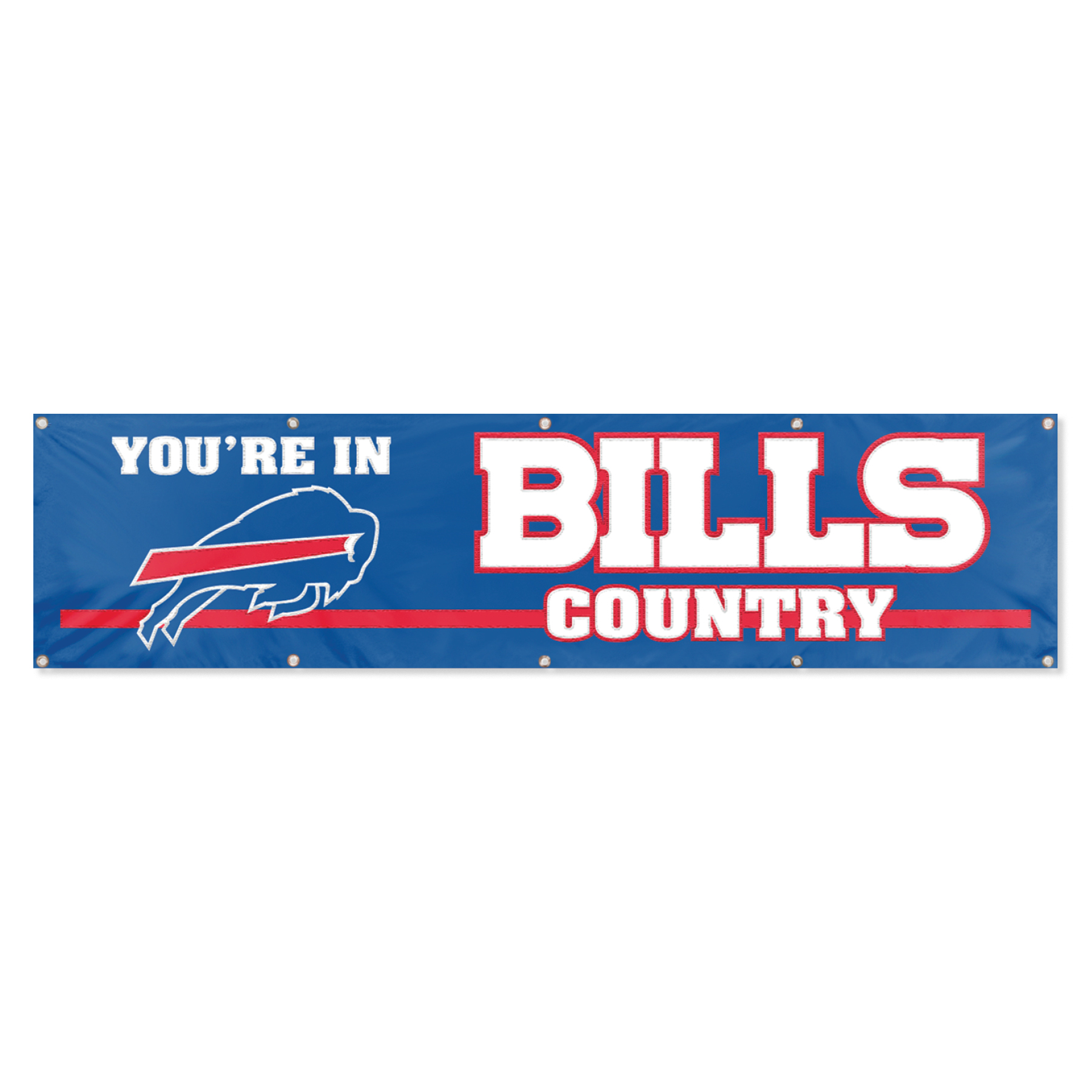Buffalo Bills Giant 8 x 2 Banner - You're in Bills Country