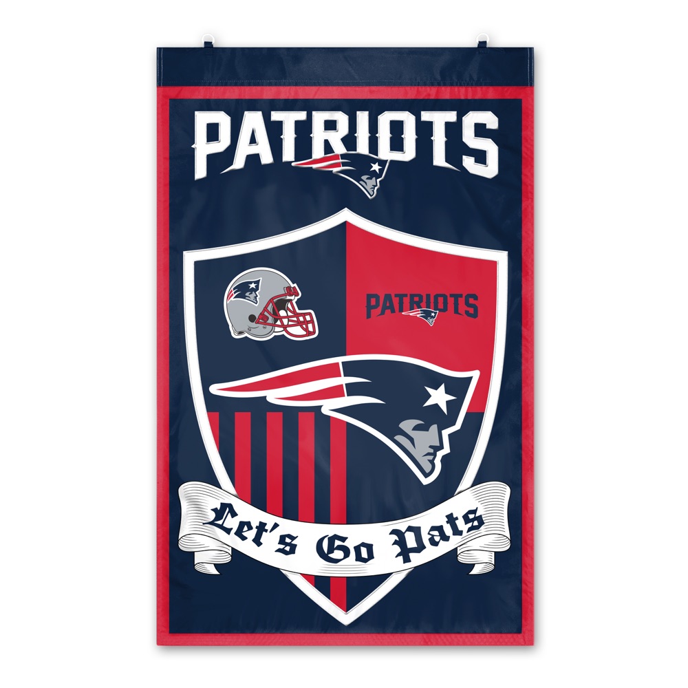 New England Patriots Team Shield Banner