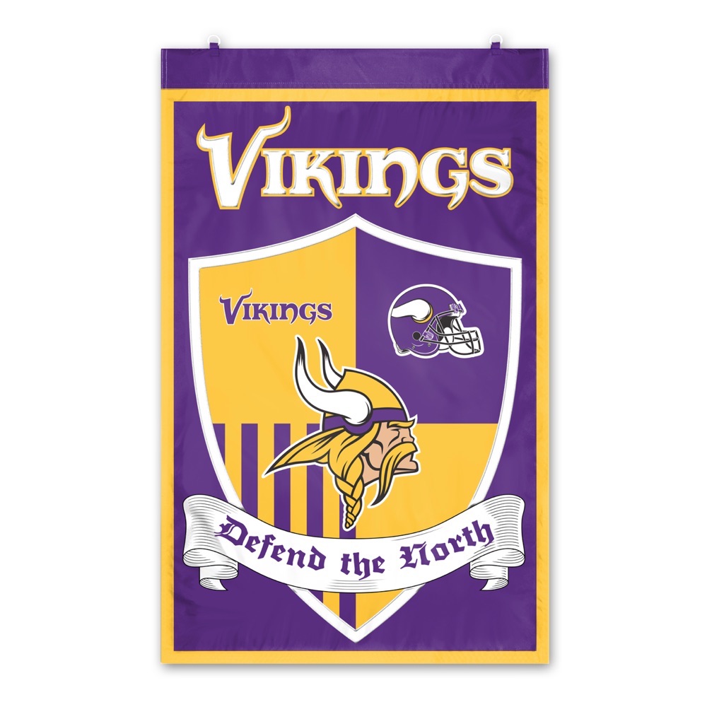 Minnesota Vikings Team Shield Banner