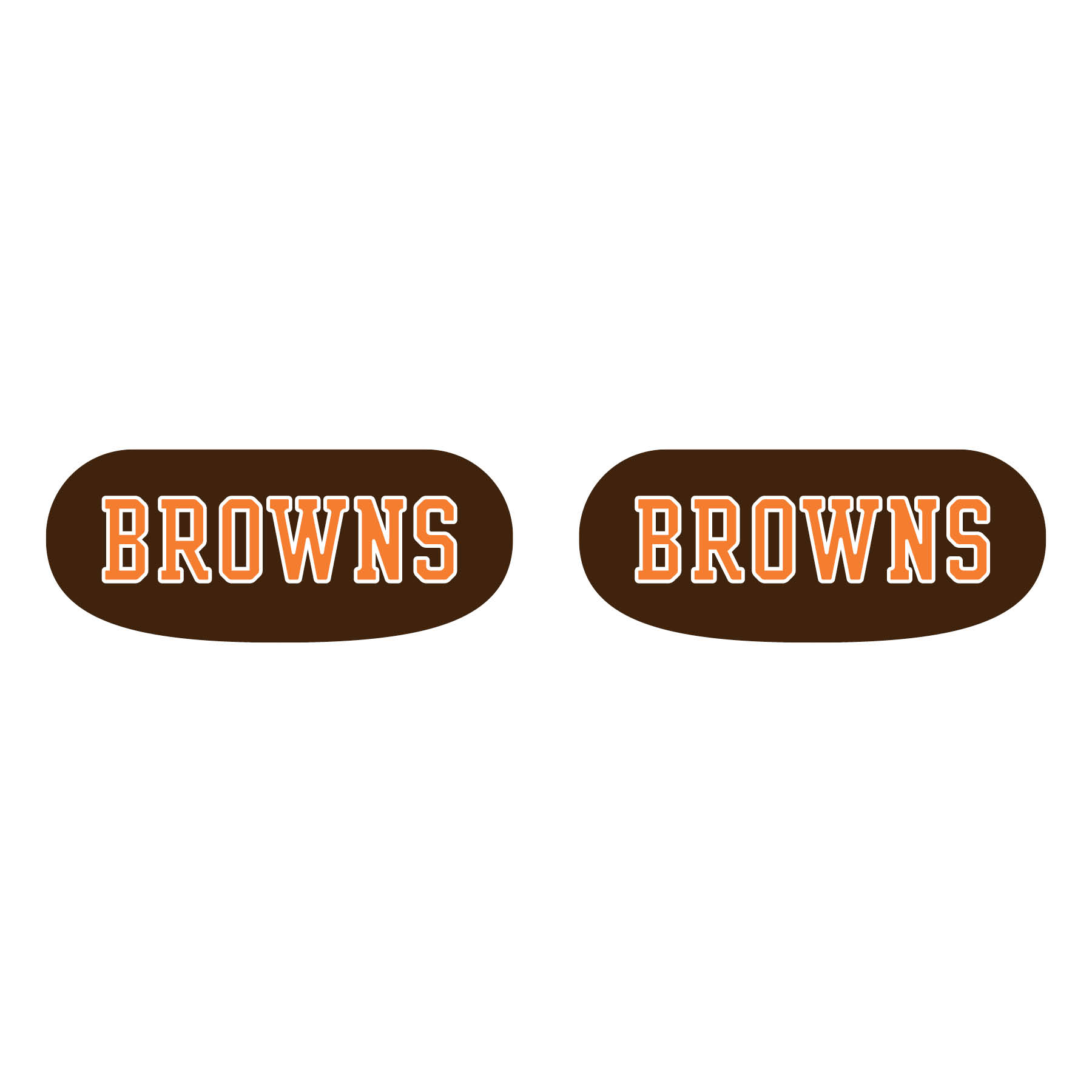 Cleveland Browns Face Decorations
