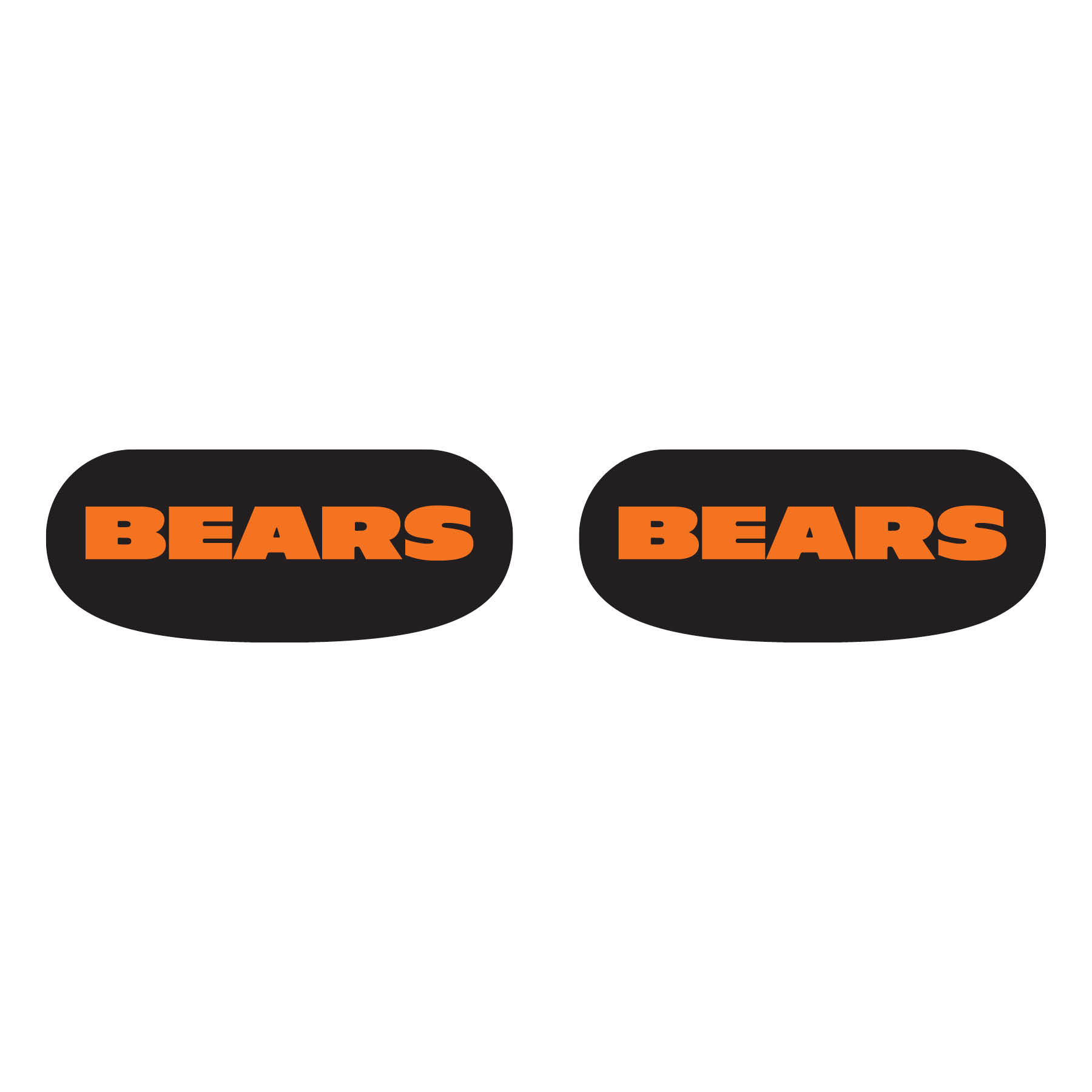 Chicago Bears Face Decorations