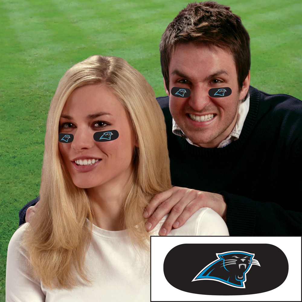 Carolina Panthers Eye Black Strips