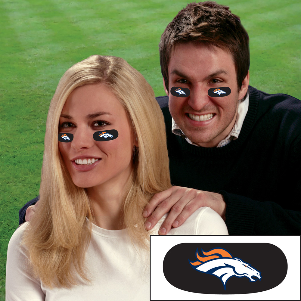 Denver Broncos Eye Black Strips