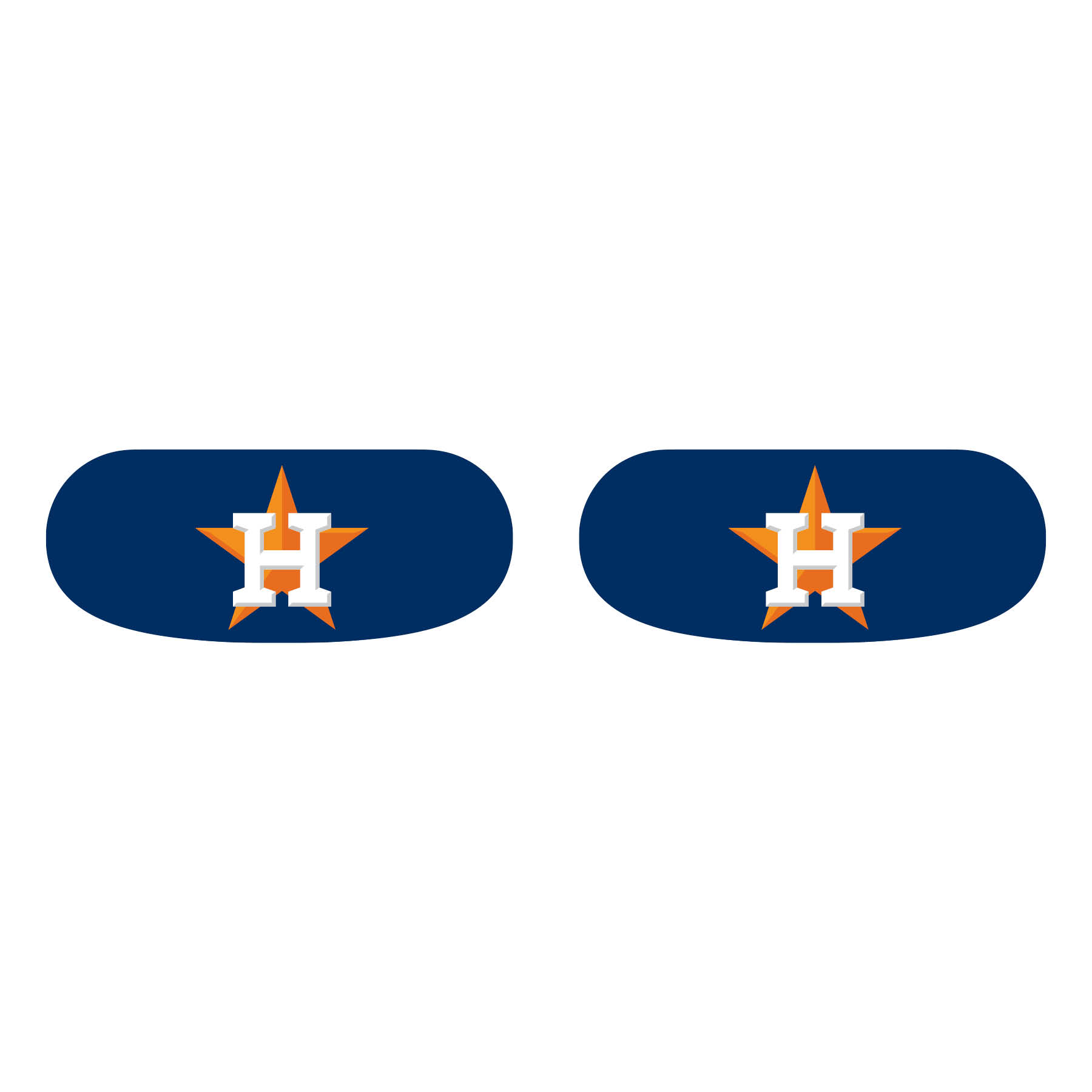 Houston Astros Face Decorations