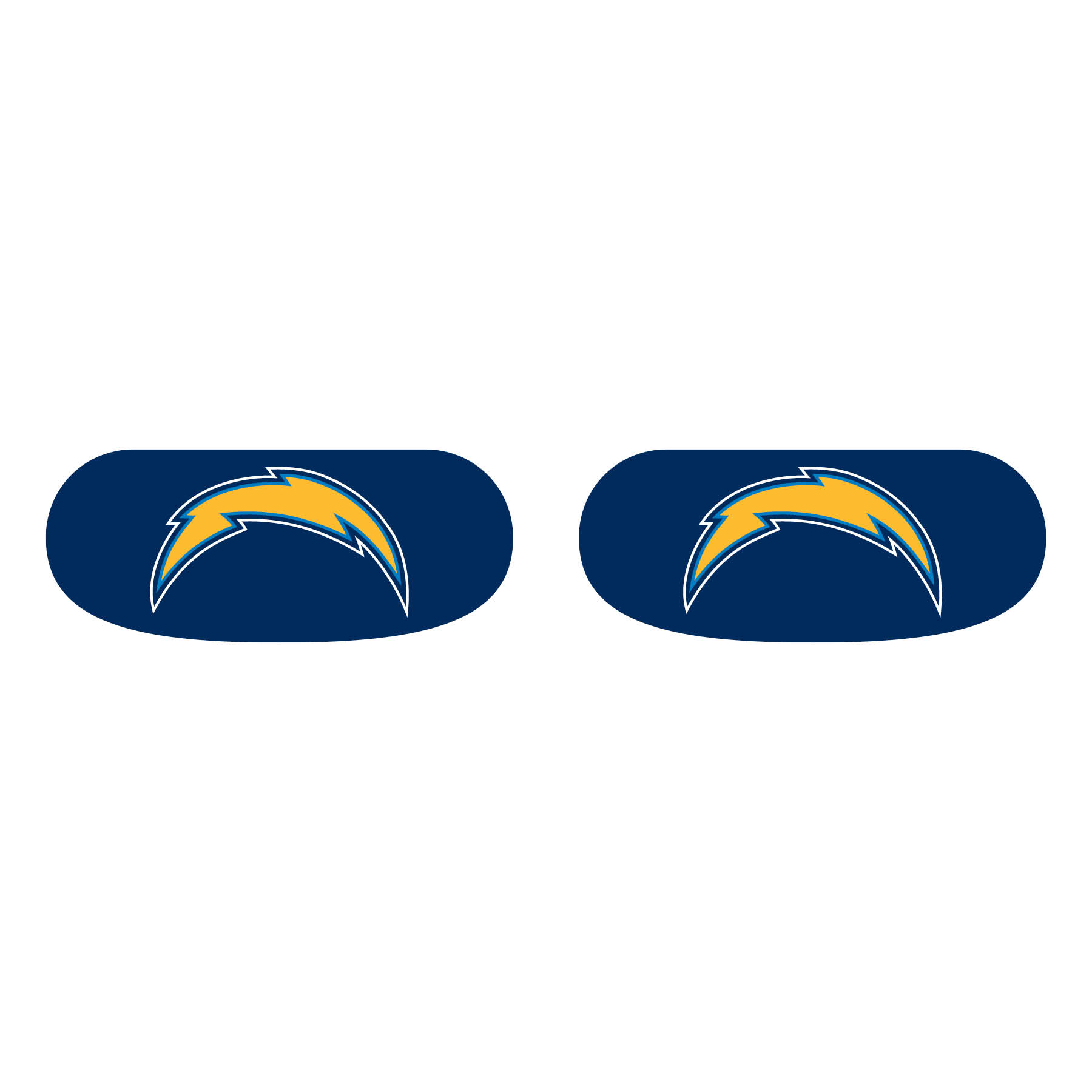 Los Angeles Chargers Face Decorations