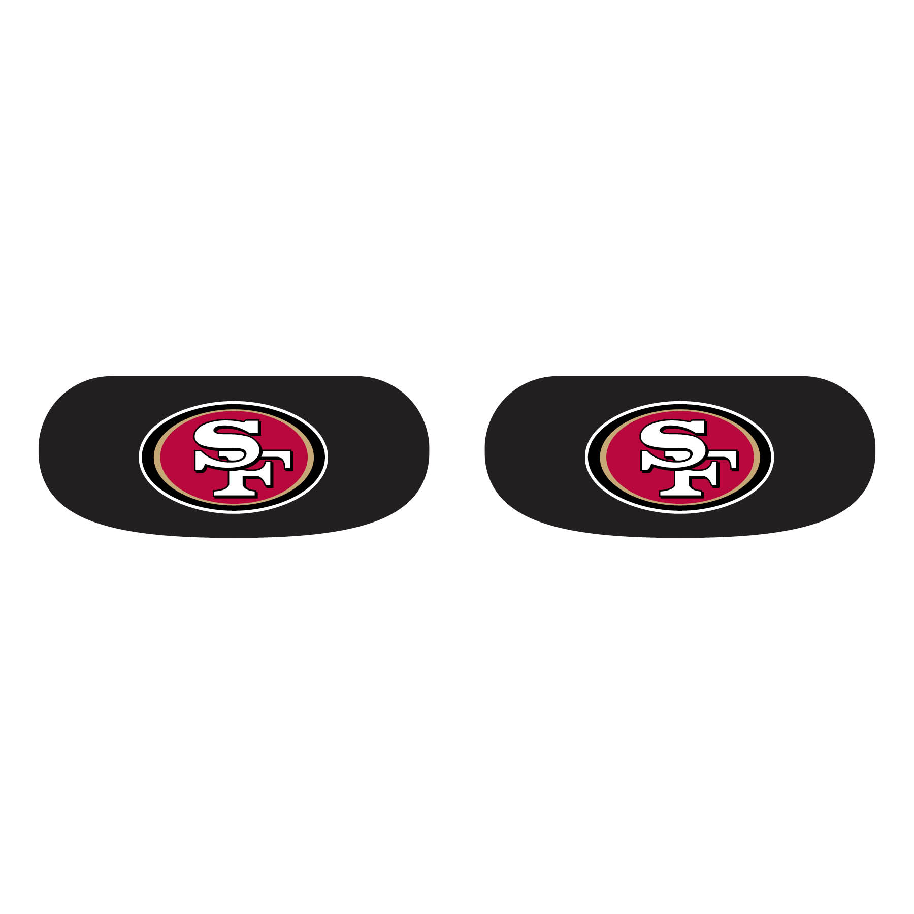 San Francisco 49ers Face Decorations