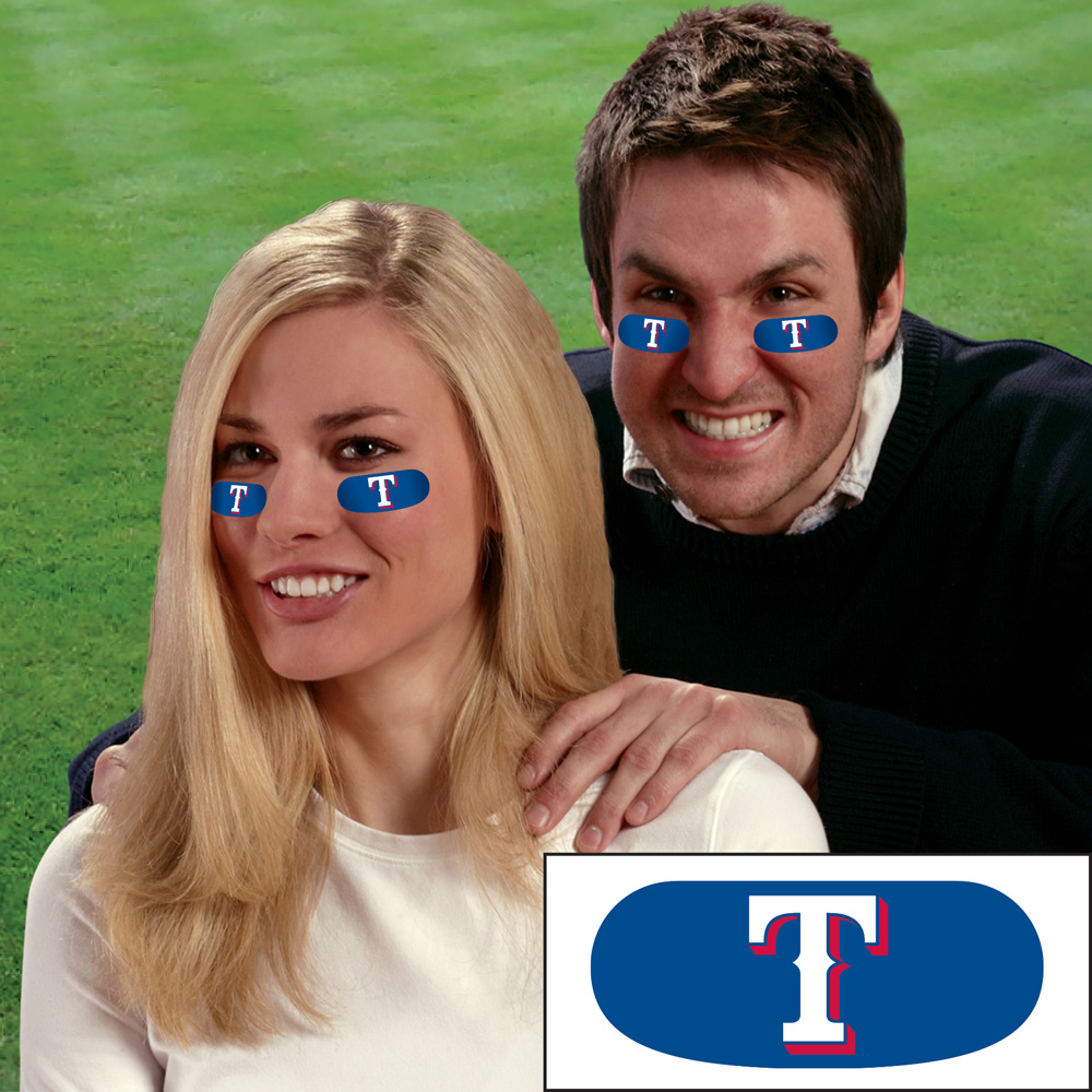 Texas Rangers Face Decorations