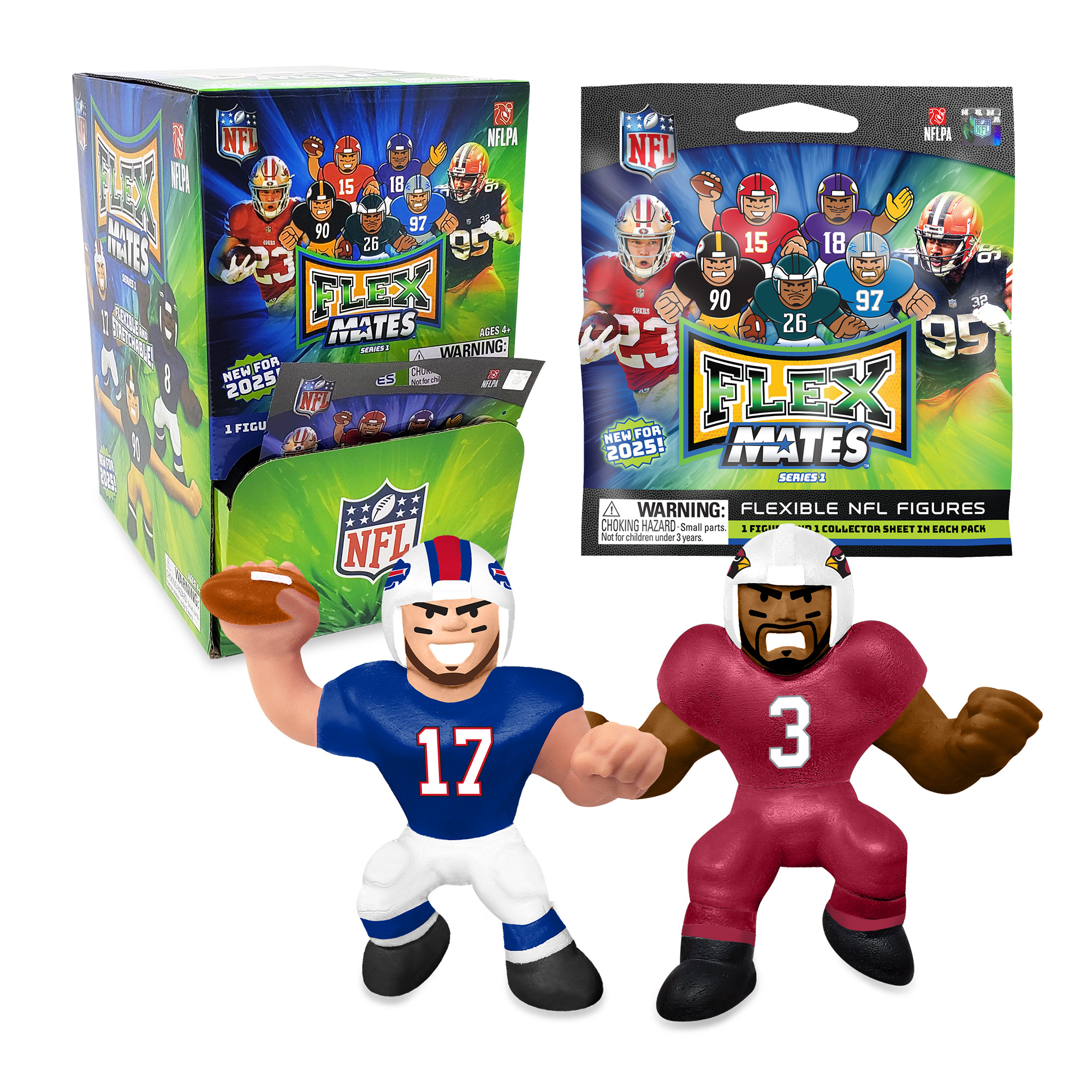 NFL FlexMates Display 2025 32ct