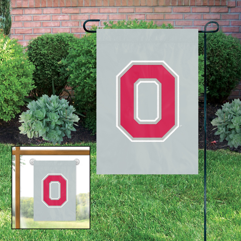 Ohio State Buckeyes Garden / Window Flag