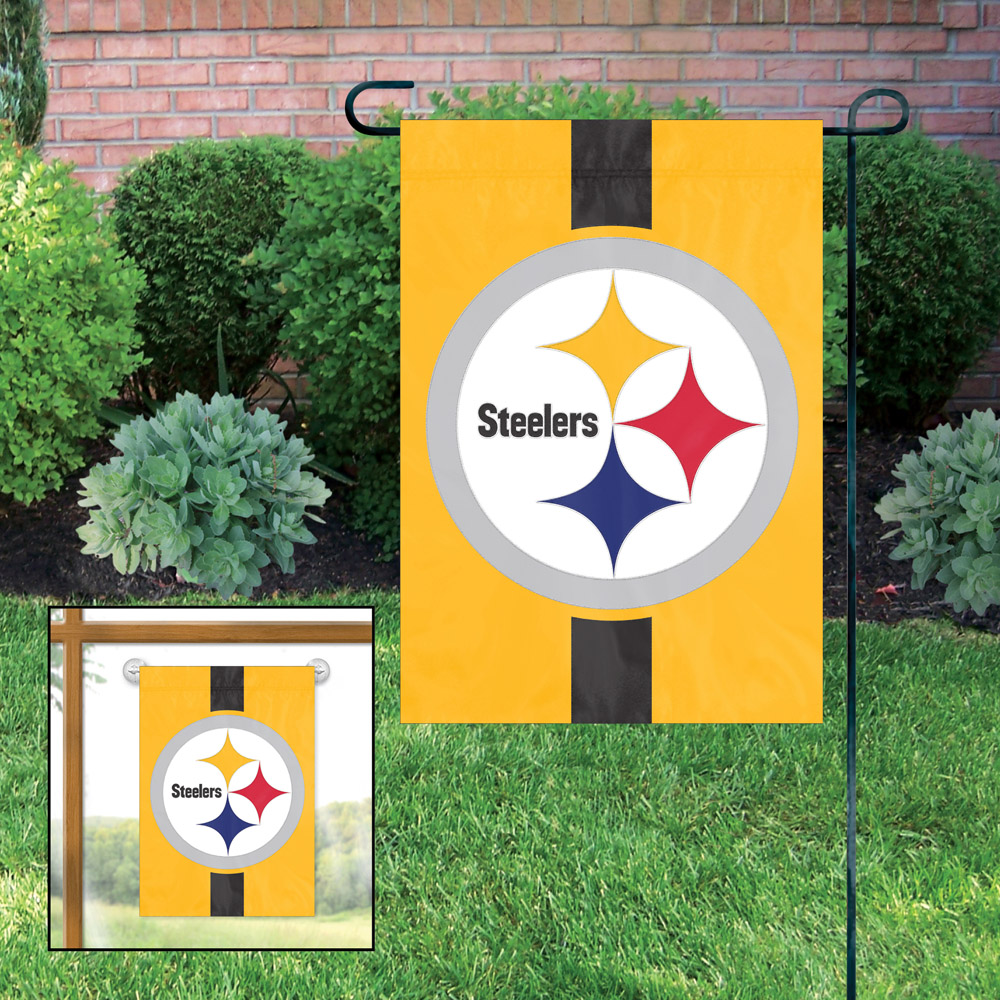 Pittsburgh Steelers Garden / Window Flag