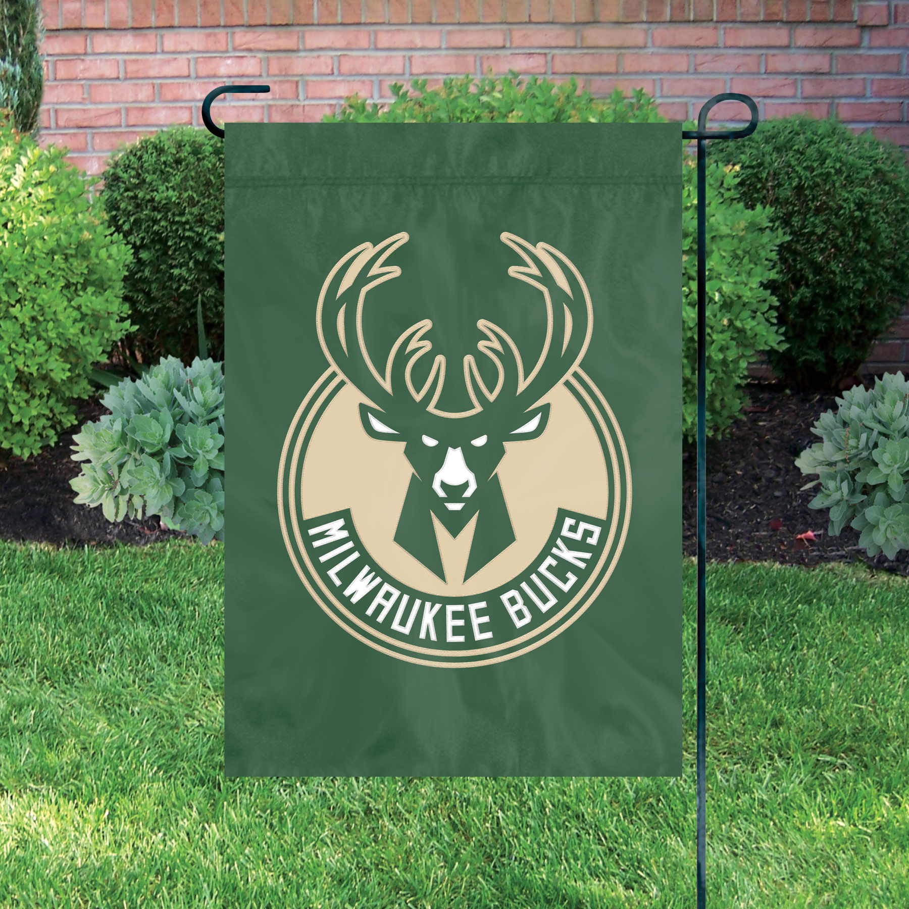Milwaukee Bucks Premium Garden Flag Premium Garden Flag
