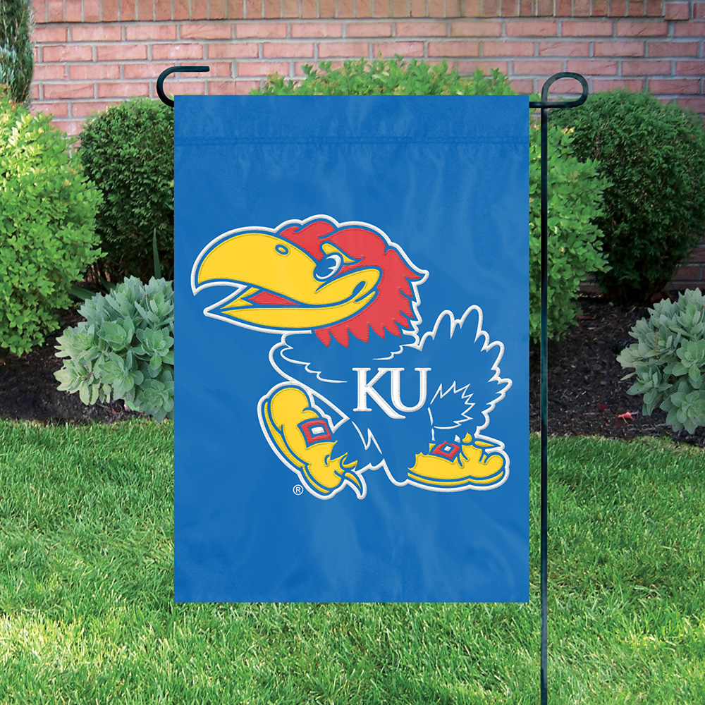 Kansas Jayhawks Premium Garden Flag