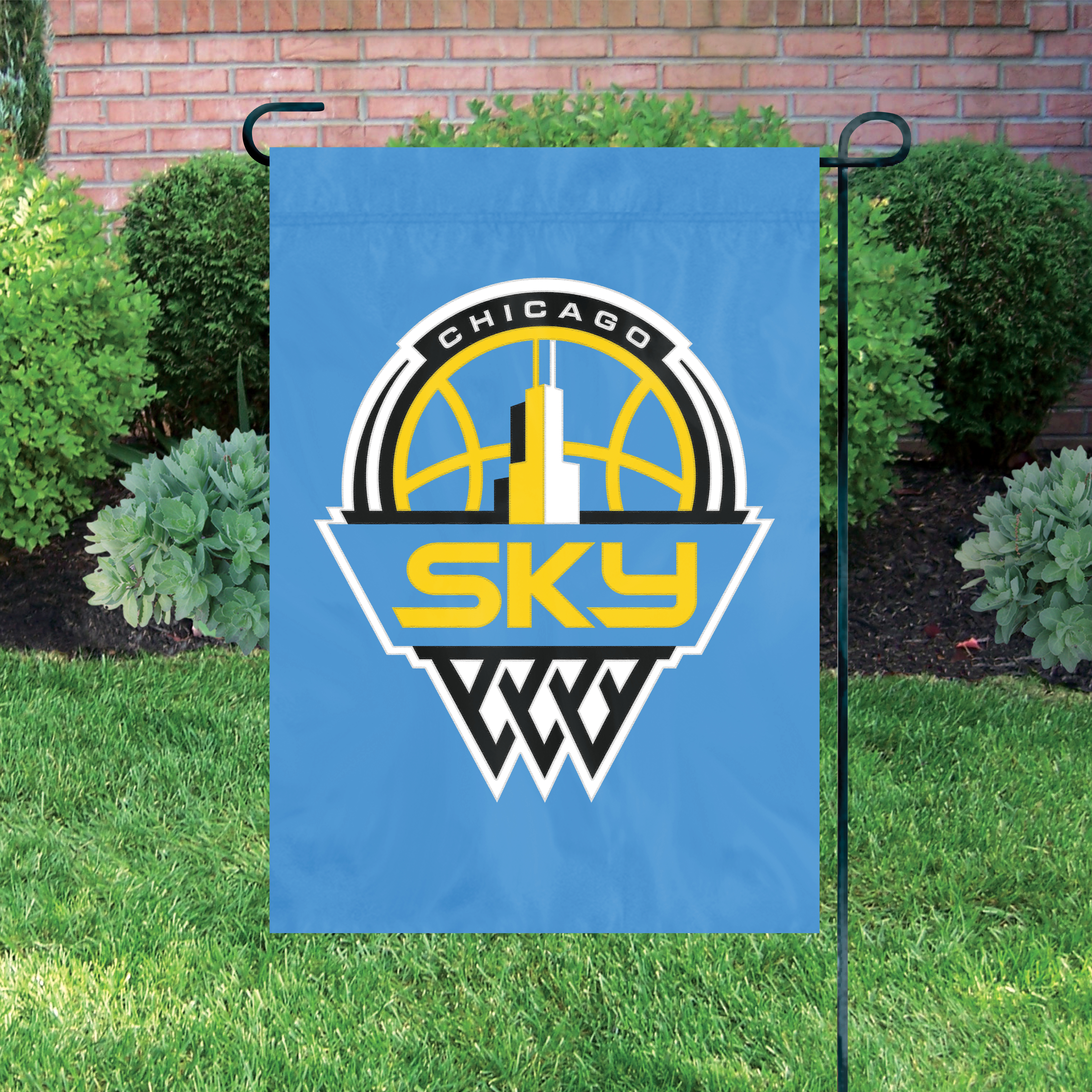 Chicago Sky Premium Garden Flag