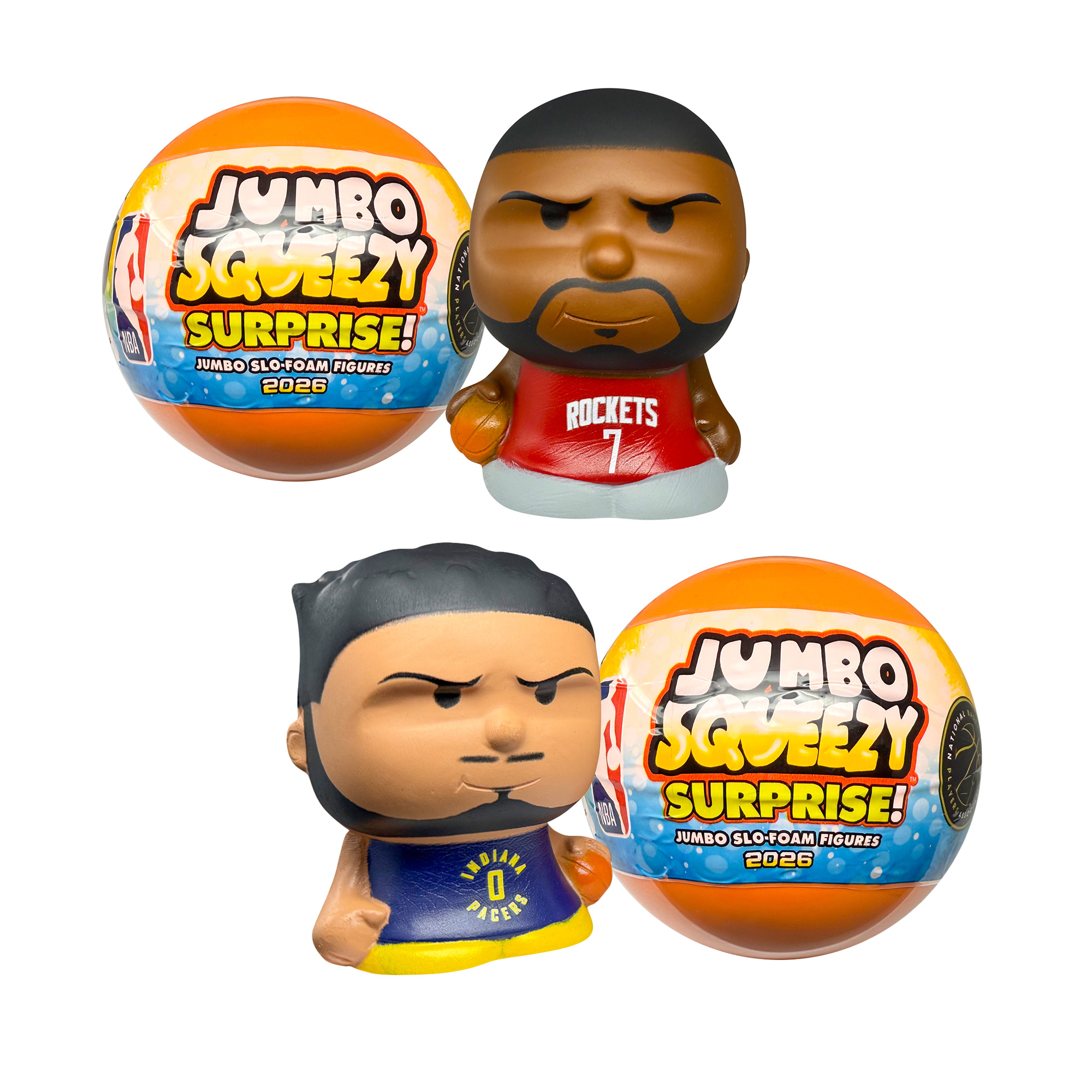 Jumbo Squeezy Surprise! NBA Giant Capsule 2025 2 Pack