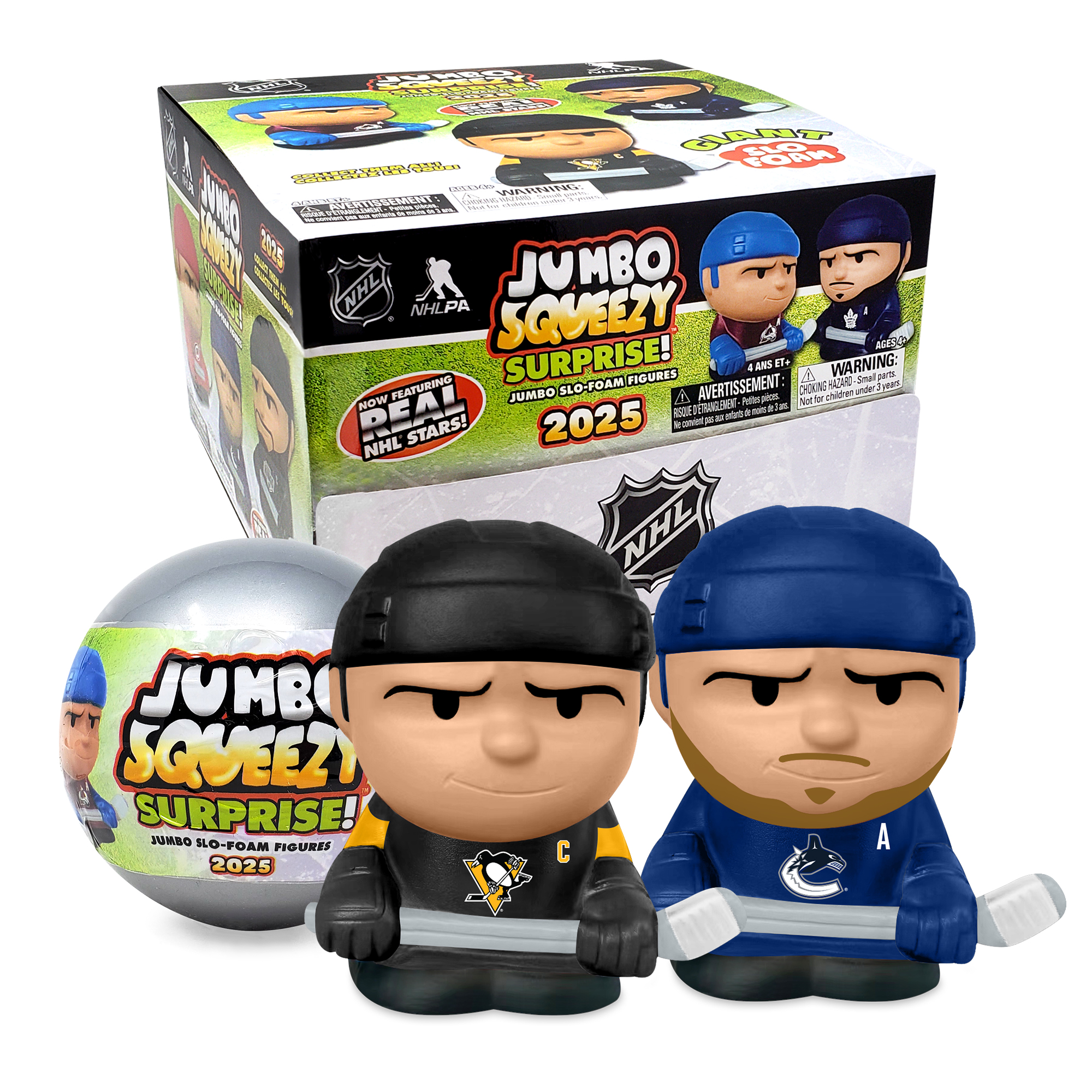 NHL Jumbo Squeezy Capsule Display 2026 - 18 ct