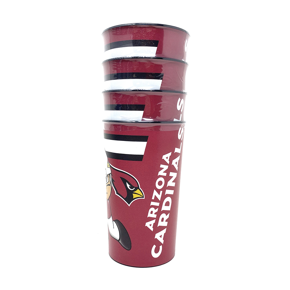 Arizona Cardinals Party Cup 4 Pack