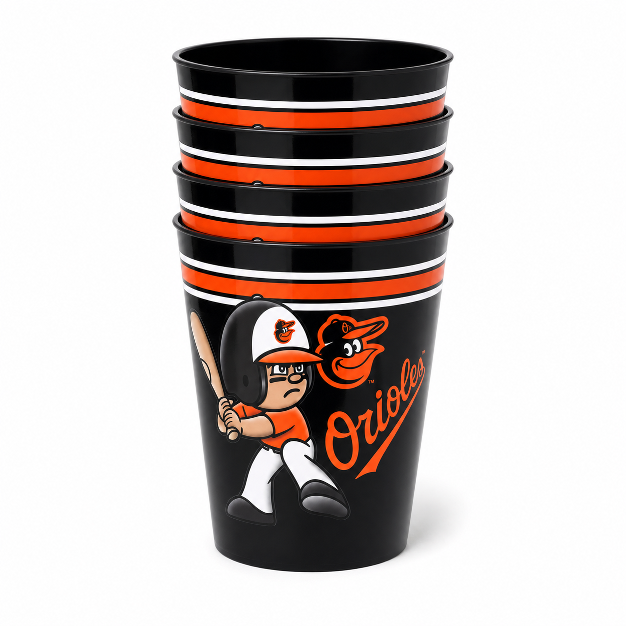 Baltimore Orioles Party Cup 4-Pack