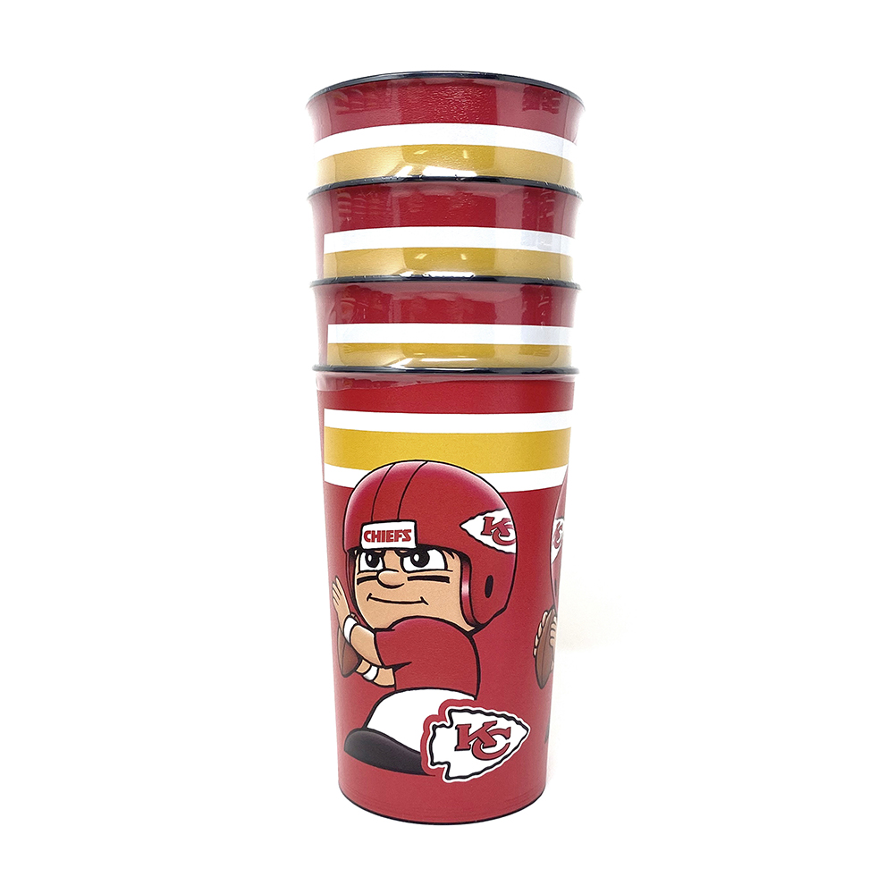 Kansas City Chiefs Party Cup 4 Pack