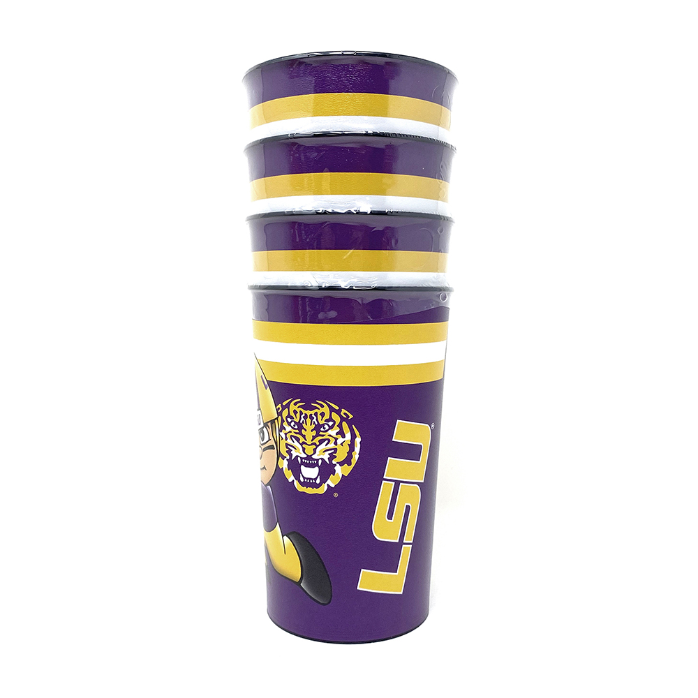 LSU Party Cup 4 Pack