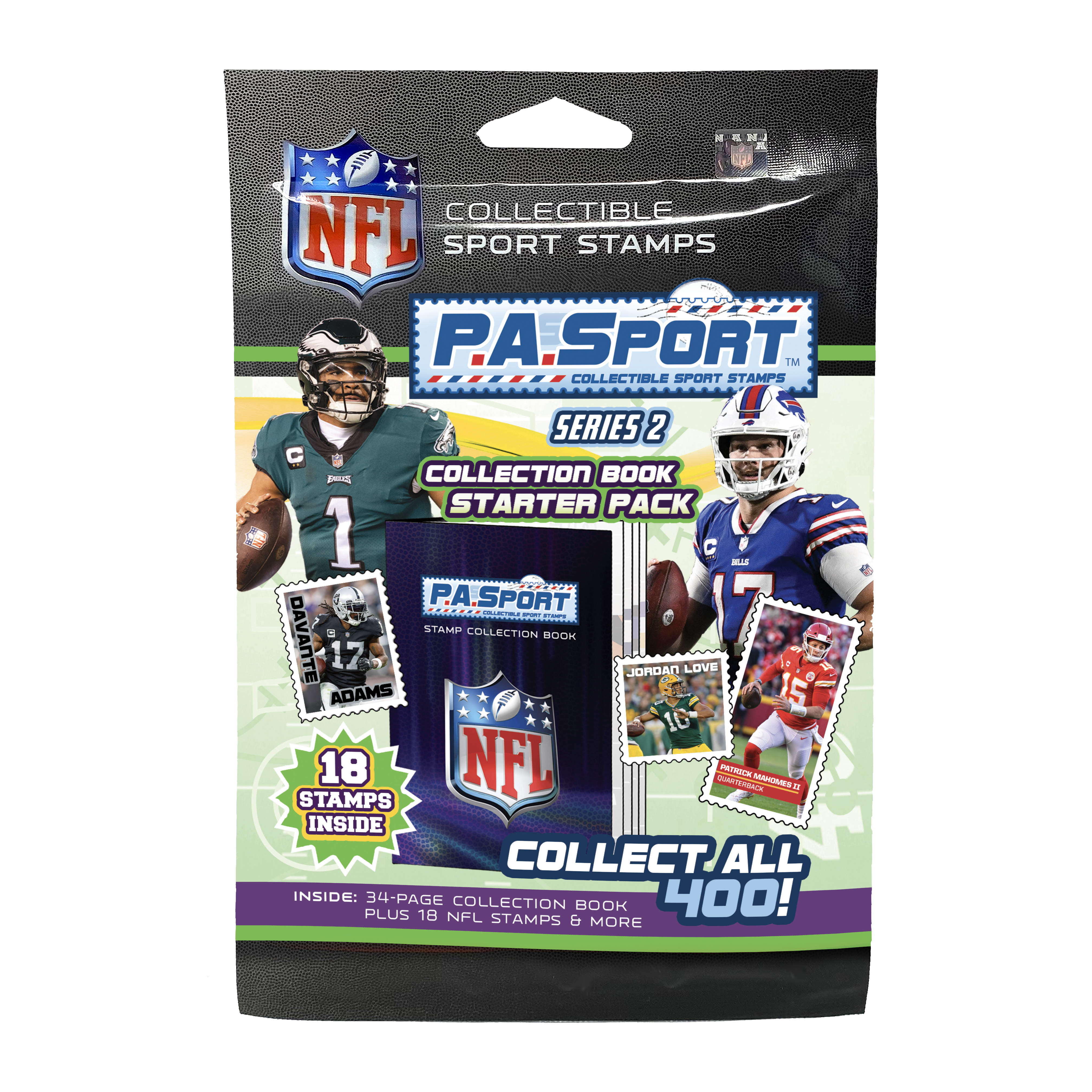 P.A.Sport Stamp Collection Book Starter Pack 2