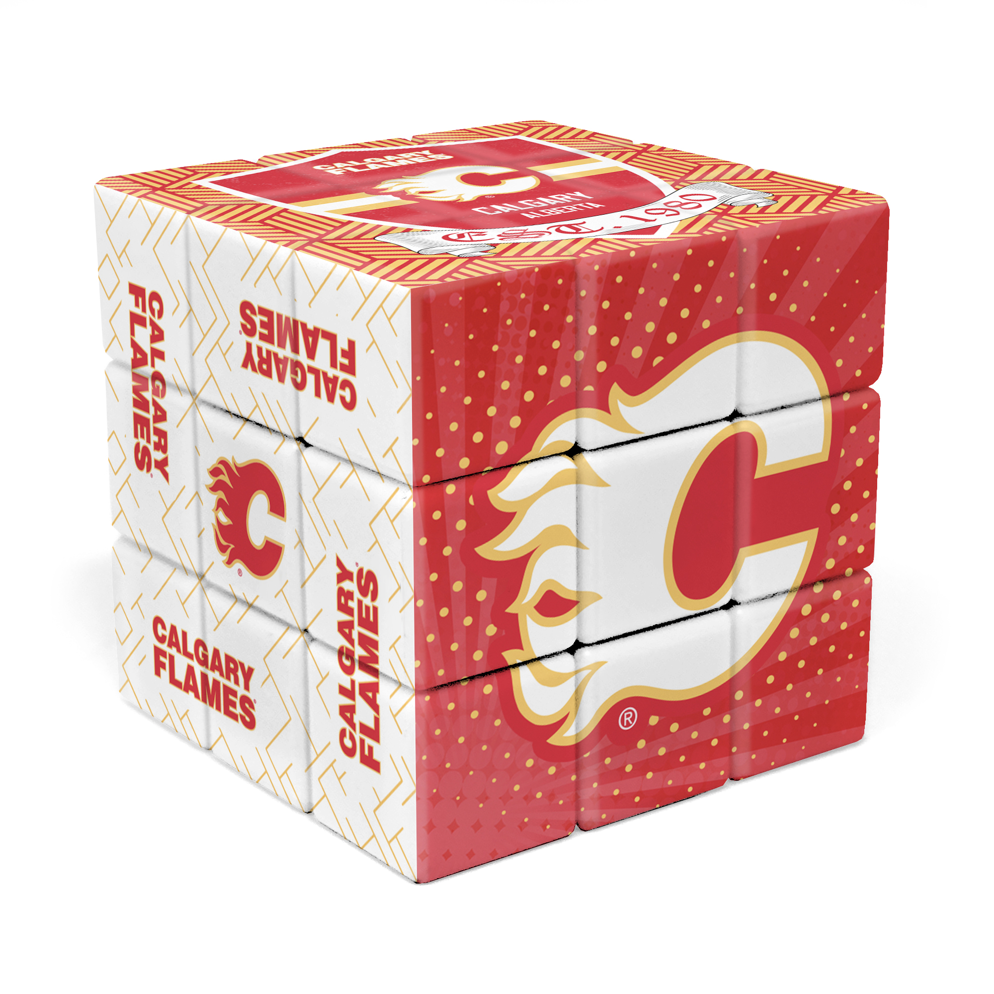 Calgary Flames Speed Cube
