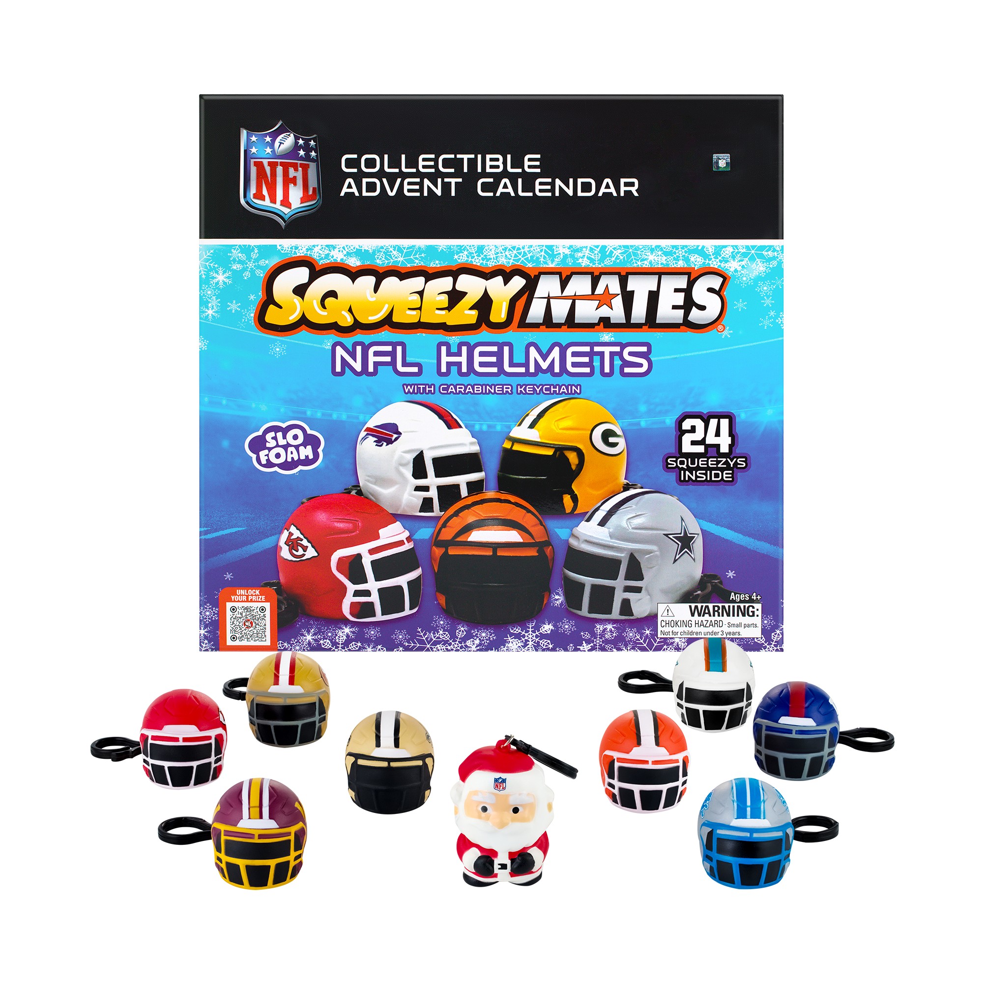SqueezyMates NFL Helmet Advent Calendar 2026 | Party Animal