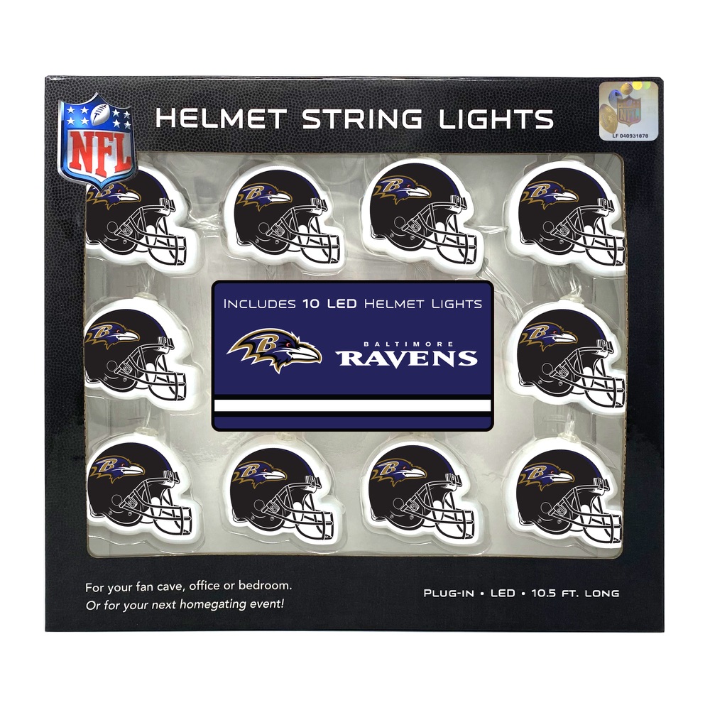Baltimore Ravens LED Helmet String Lights