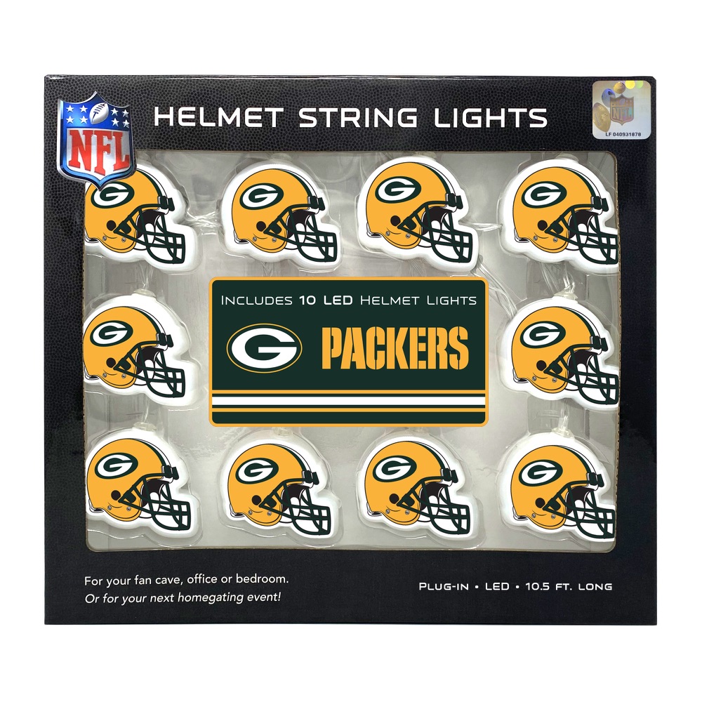Green Bay Packers LED Helmet String Lights