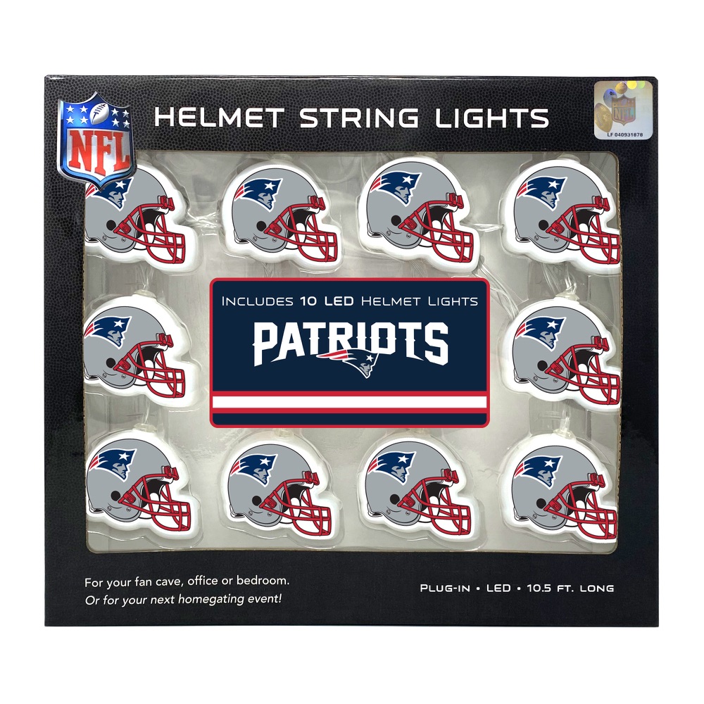 New England Patriots LED Helmet String Lights