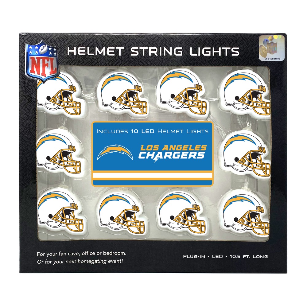 Los Angeles Chargers LED Helmet String Lights