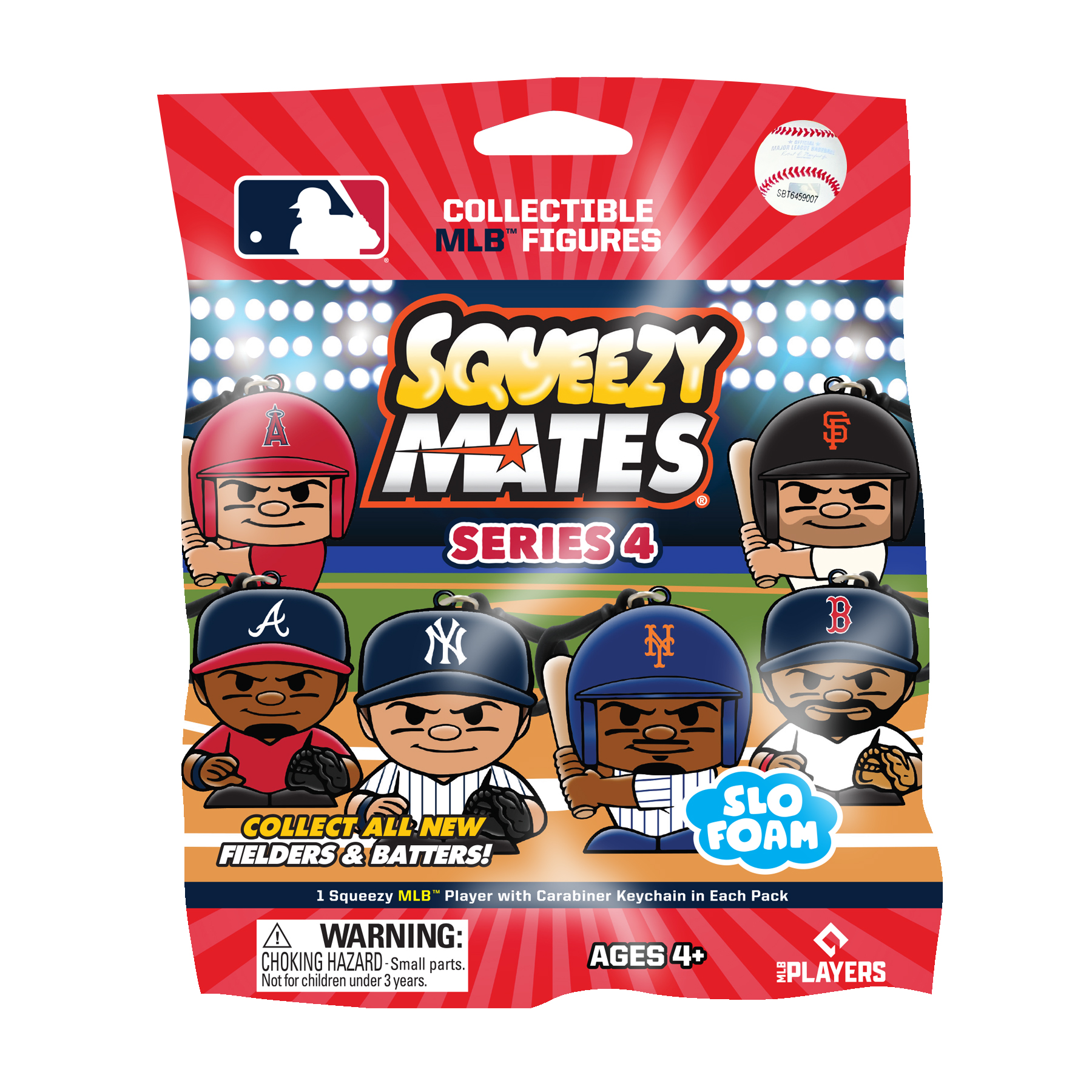 SqueezyMates MLB Foil Bag Series 4