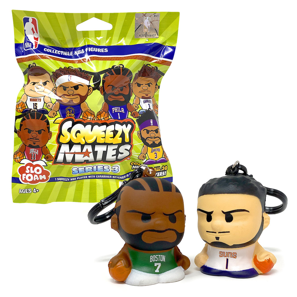 SqueezyMates NBA Series 3 Gravity Feed Display