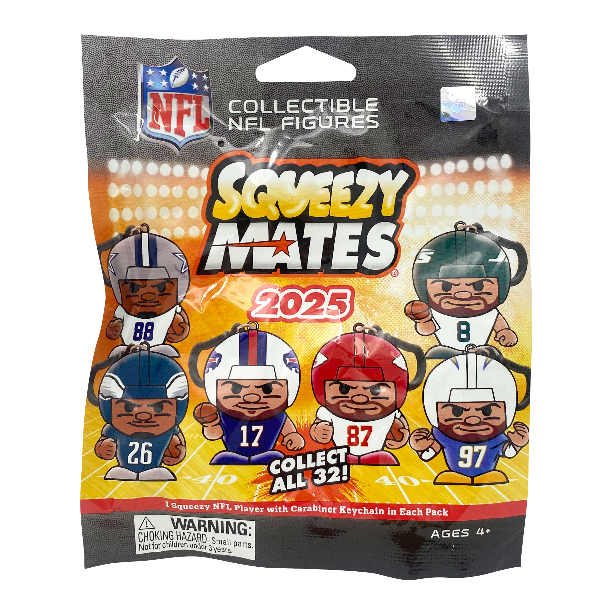 SqueezyMates NFL Foil Bag 2025